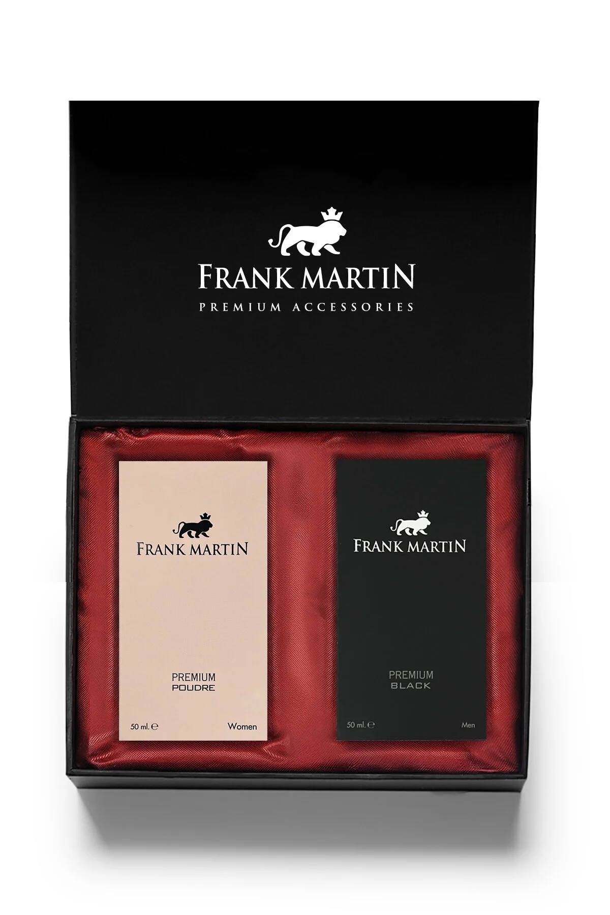 ست عطر زنانه مجموعه و جعبه سیاه 50 میل فرنک مارتین Frank Martin