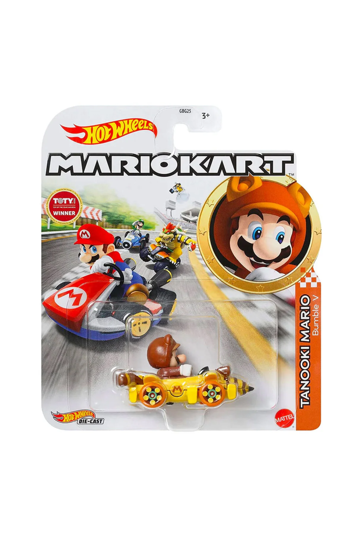 ماشین اسباب بازی خودروهای کاراکتر MARIO KART GBG25 HDB31 HOT WHEELS