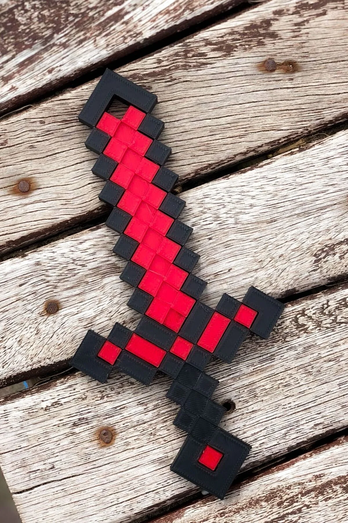 فیگور BURSA3DFILAMENT MINECRAFT RED STONE SWORD 25CM REDSTONE Genel Markalar