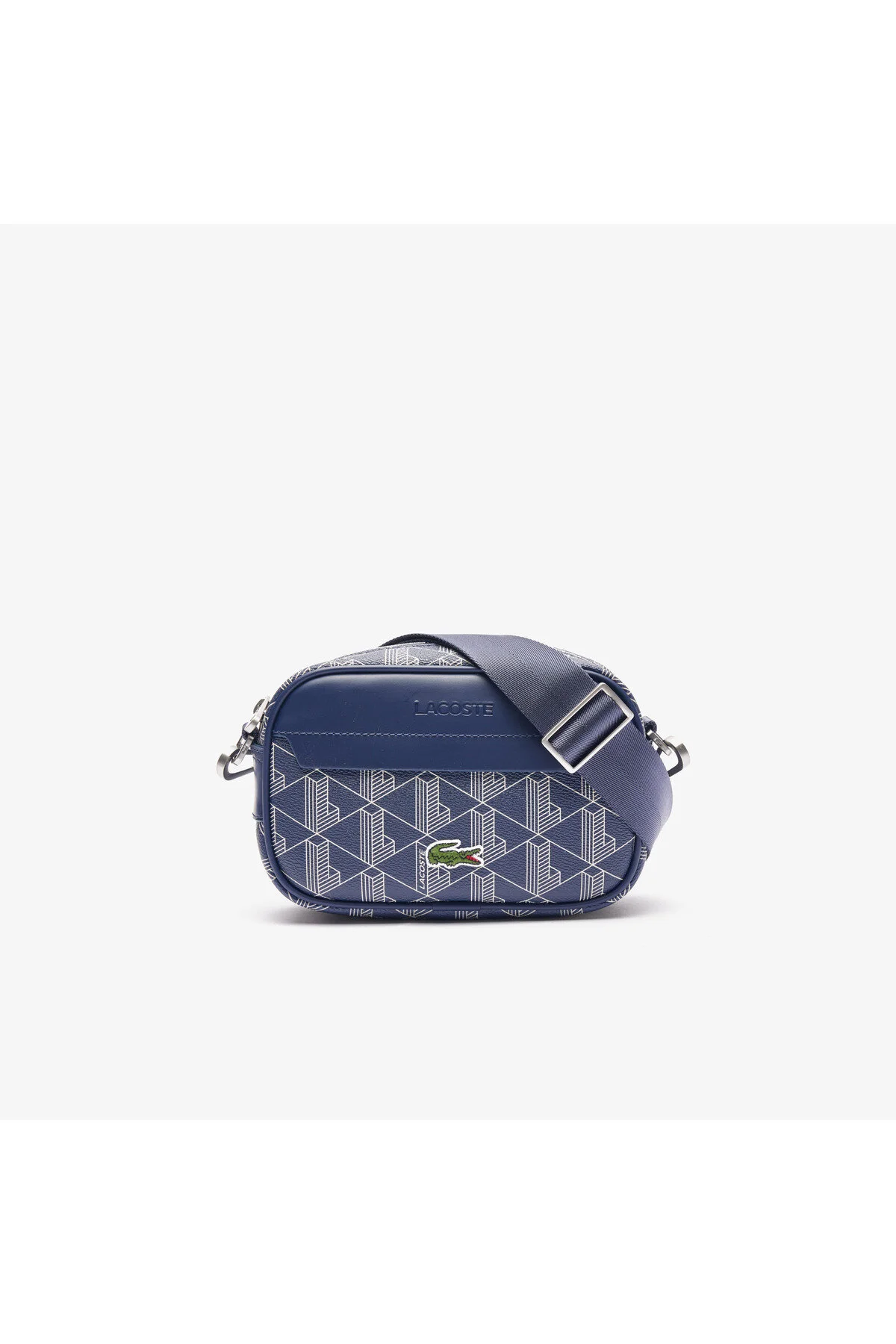کیف پیام رسان آبی مردانه کیسه پستاندار Blue Monogram لاگوست Lacoste