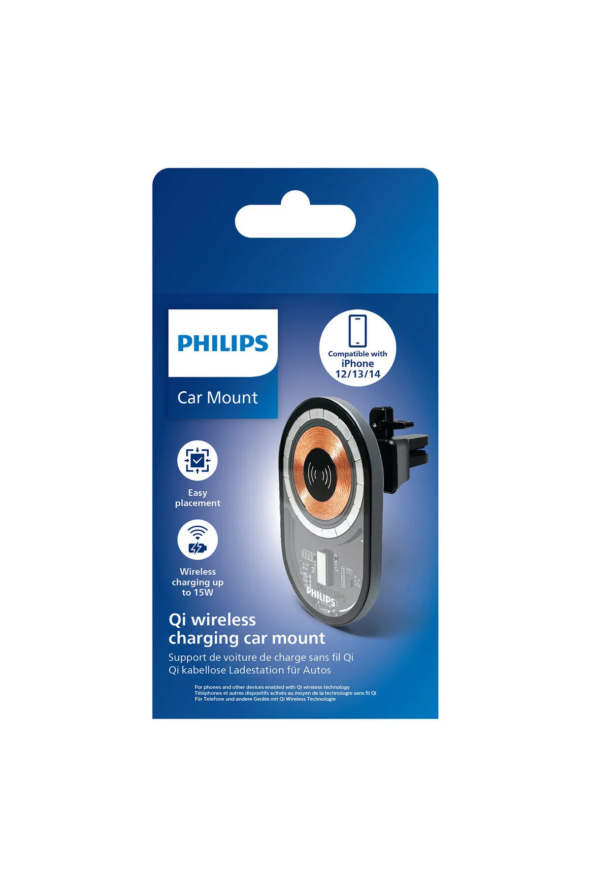 شارژر DLK3534Q USB C مقدمه 15W وسیله نقلیه ICU MAGSAFE بی سیم فیلیپس Philips