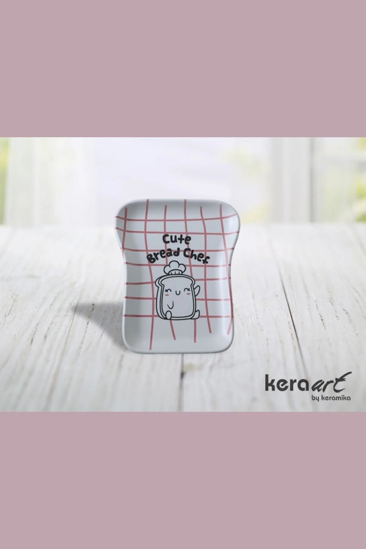 ست صبحانه مجموعه و توستر شکل زیبا 3+1 قطعه Keramika