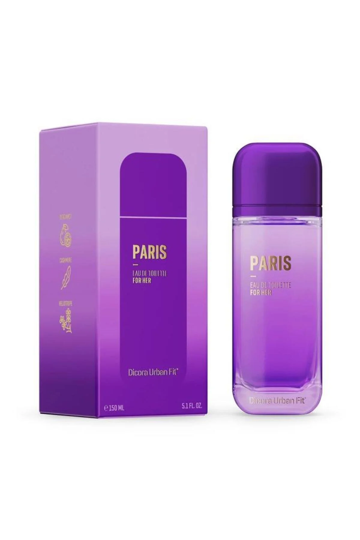 عطر زنانه پاریس ادوتویلت 150 میل DICORA URBAN FIT
