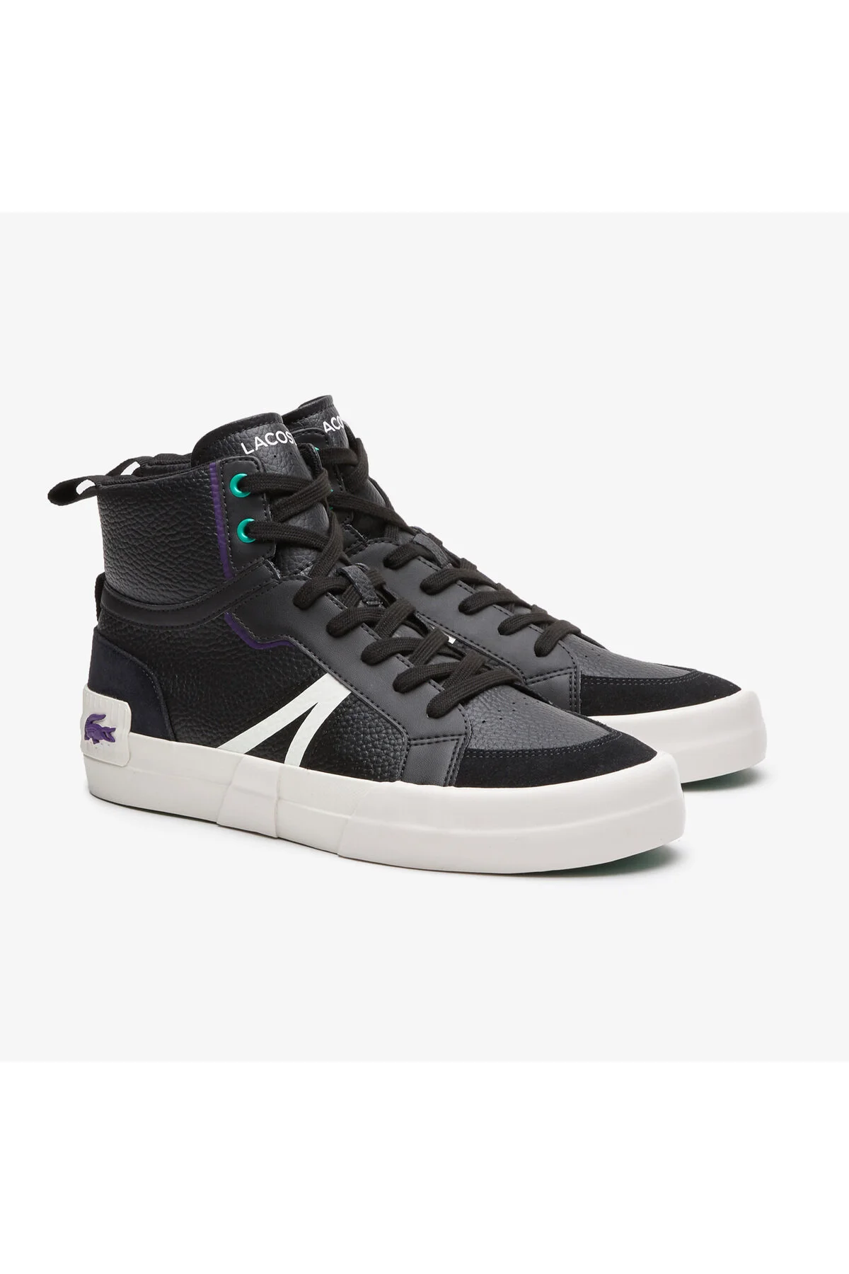 کفش مردانه ورزشی مشکی Mid لاکوست Lacoste