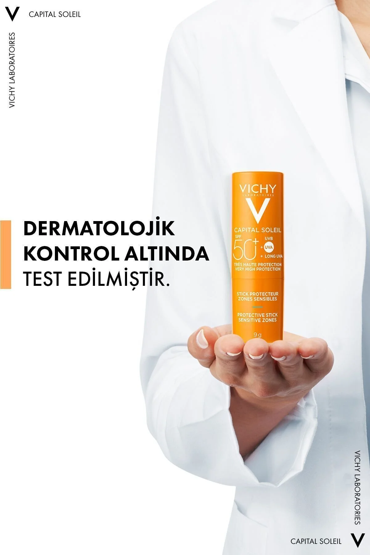 کرم لب و اسکراب خورشید چوب آرایشی بهداشتی ویشی SUN STICK Vichy