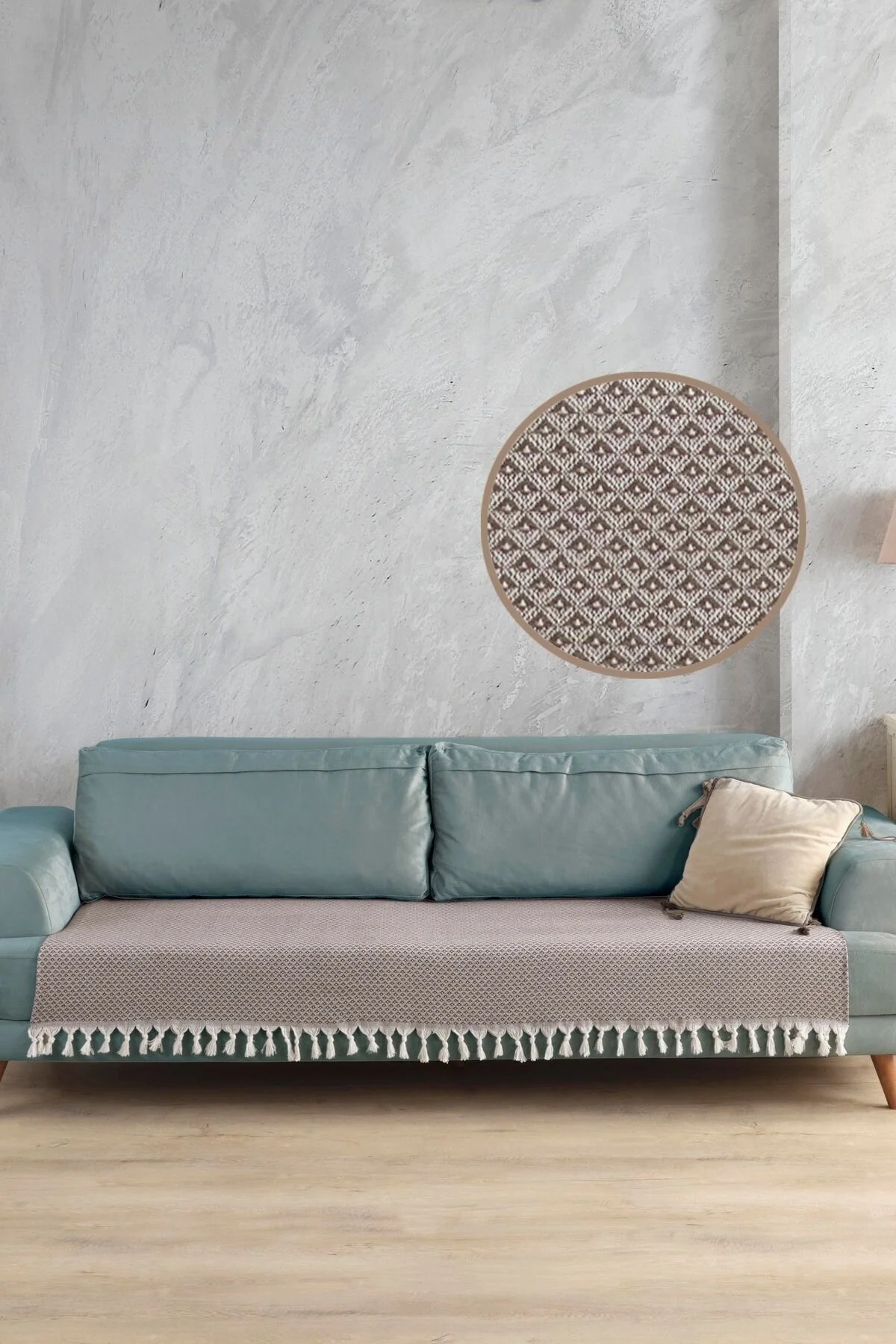 روکش مبل پوشش صندلی KOYUKAHVE 115X200 اورجینال LADYNİL