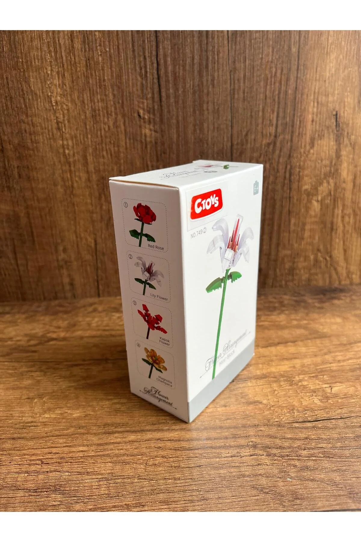 لگو و اسباب بازی های ساخت محور BUILDING TOYS FLOWER LILY TOY ساز لیلی سفید بلوک ساختمانی از ترکیه scntoys