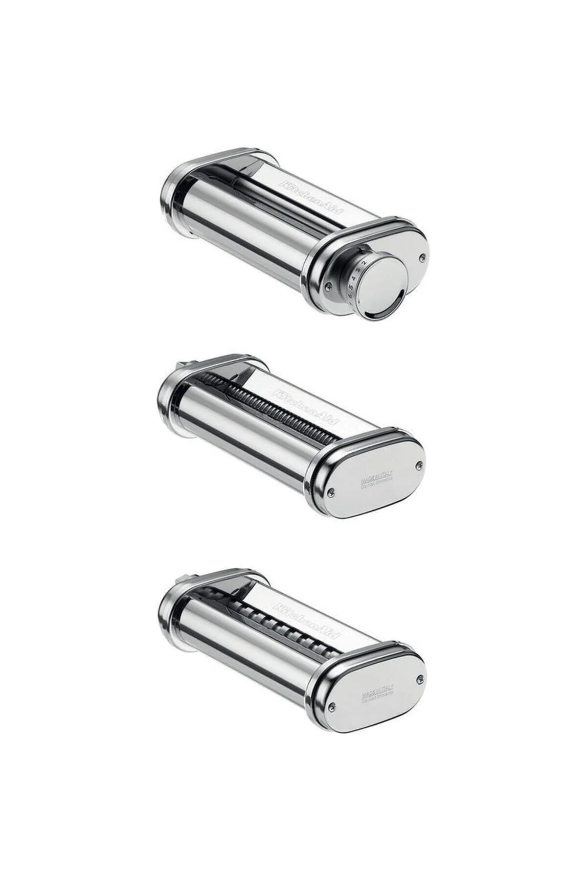 میکسر و ست نقرهای 5Ksmpra 3 قطعه سیم کشی خمیر لوازم جانبی برش ماکارونی Kitchenaid