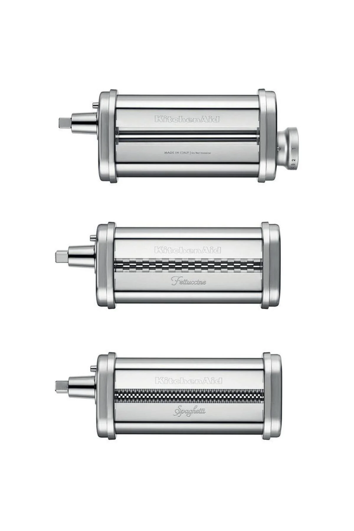 میکسر و ست نقرهای 5Ksmpra 3 قطعه سیم کشی خمیر لوازم جانبی برش ماکارونی Kitchenaid