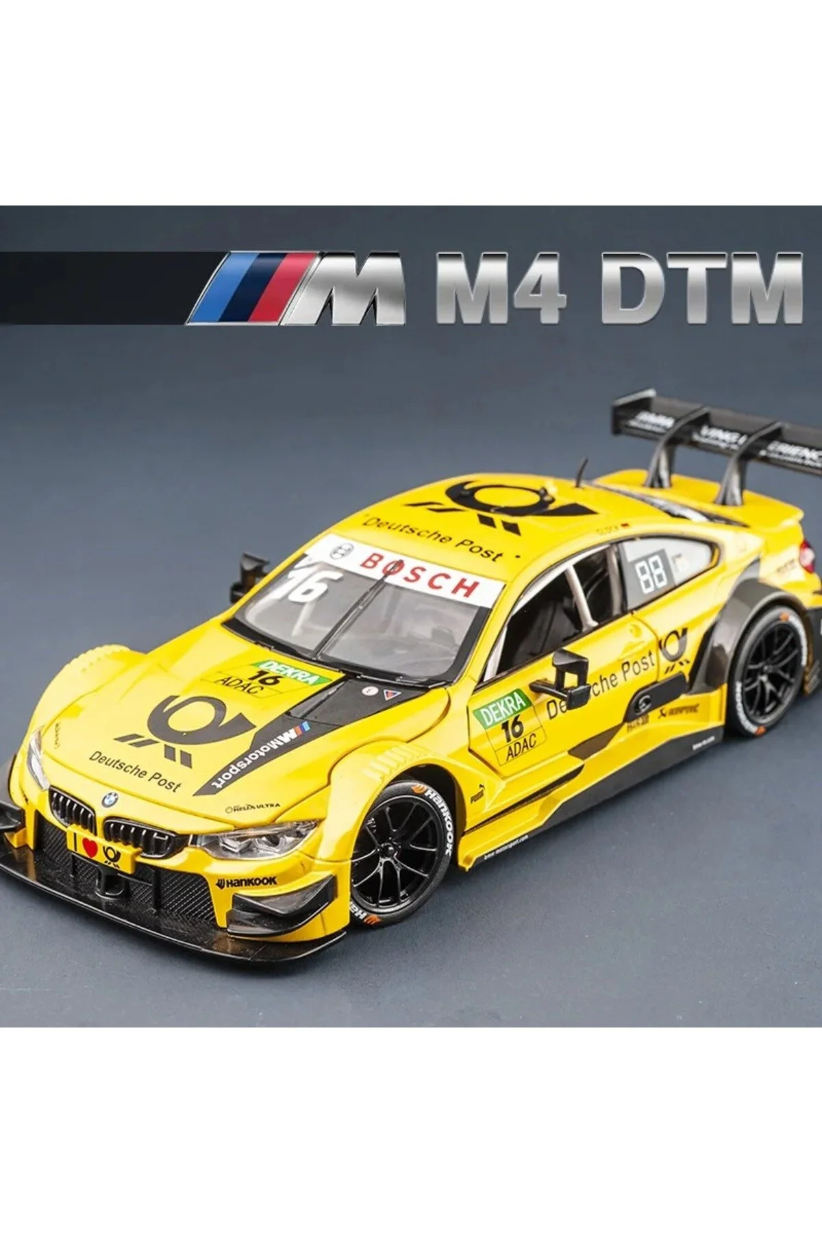 مدل خودرو 1:24 BMW M4 DTM ALLOY ورزشی CAR DIECASTS METAL TOY VEHICLE اورجینال PeriYedi