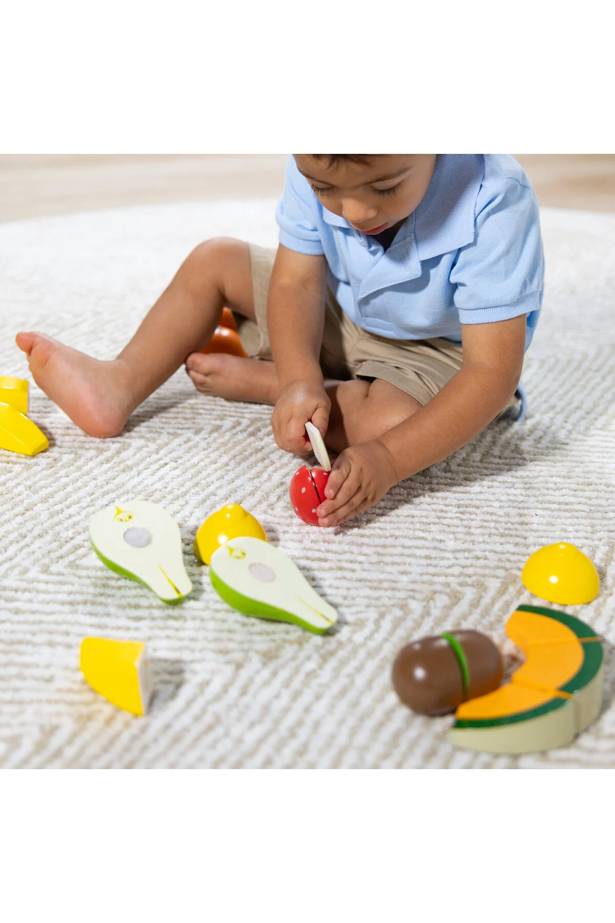 اسباب بازی های چوبی آبی میوه برش Melissa & Doug Melissa & Doug