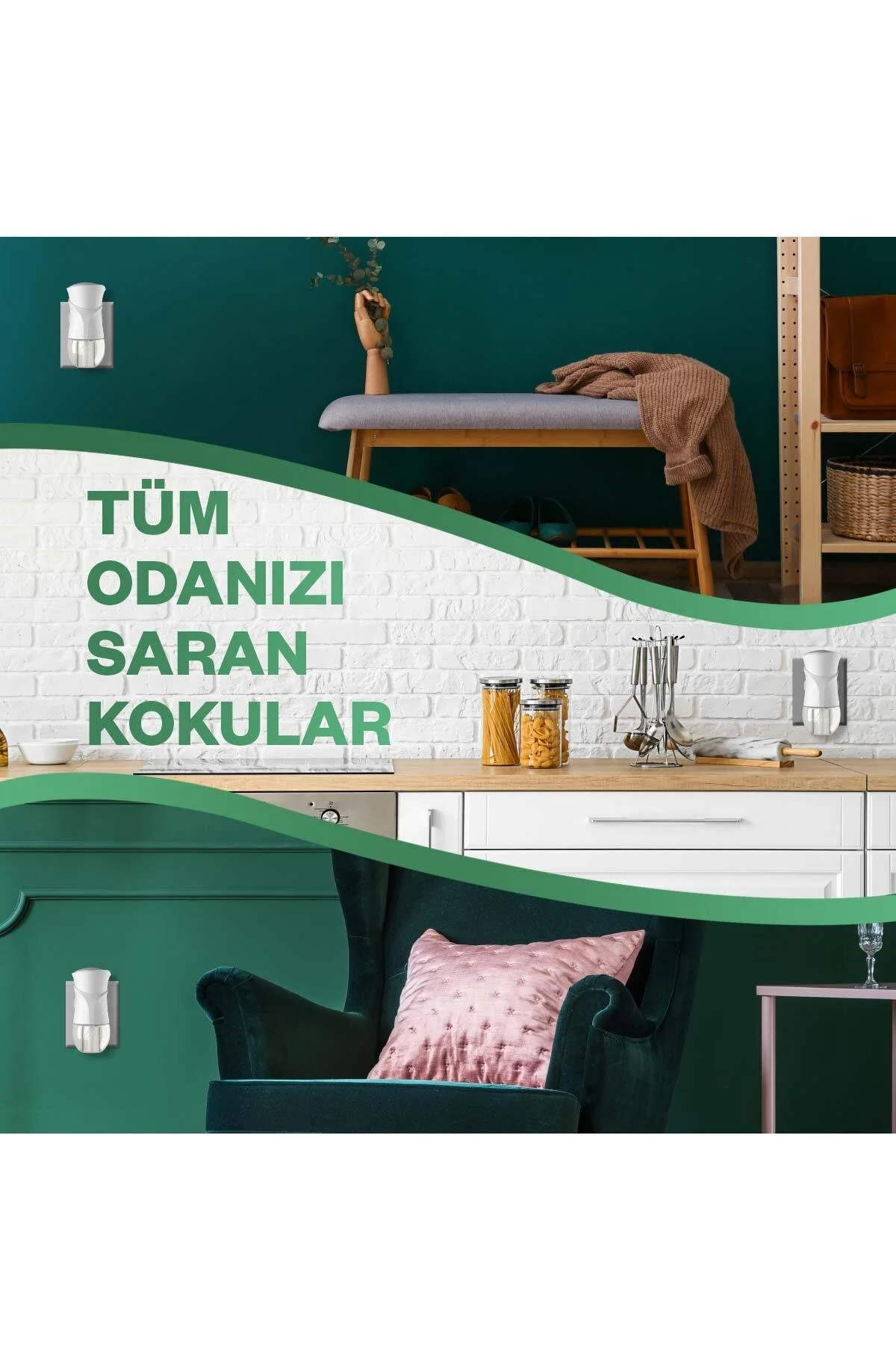 بوگیر و تصفیه کننده هوا داستان زمستانی کیت برقی اورجینال Air Wick