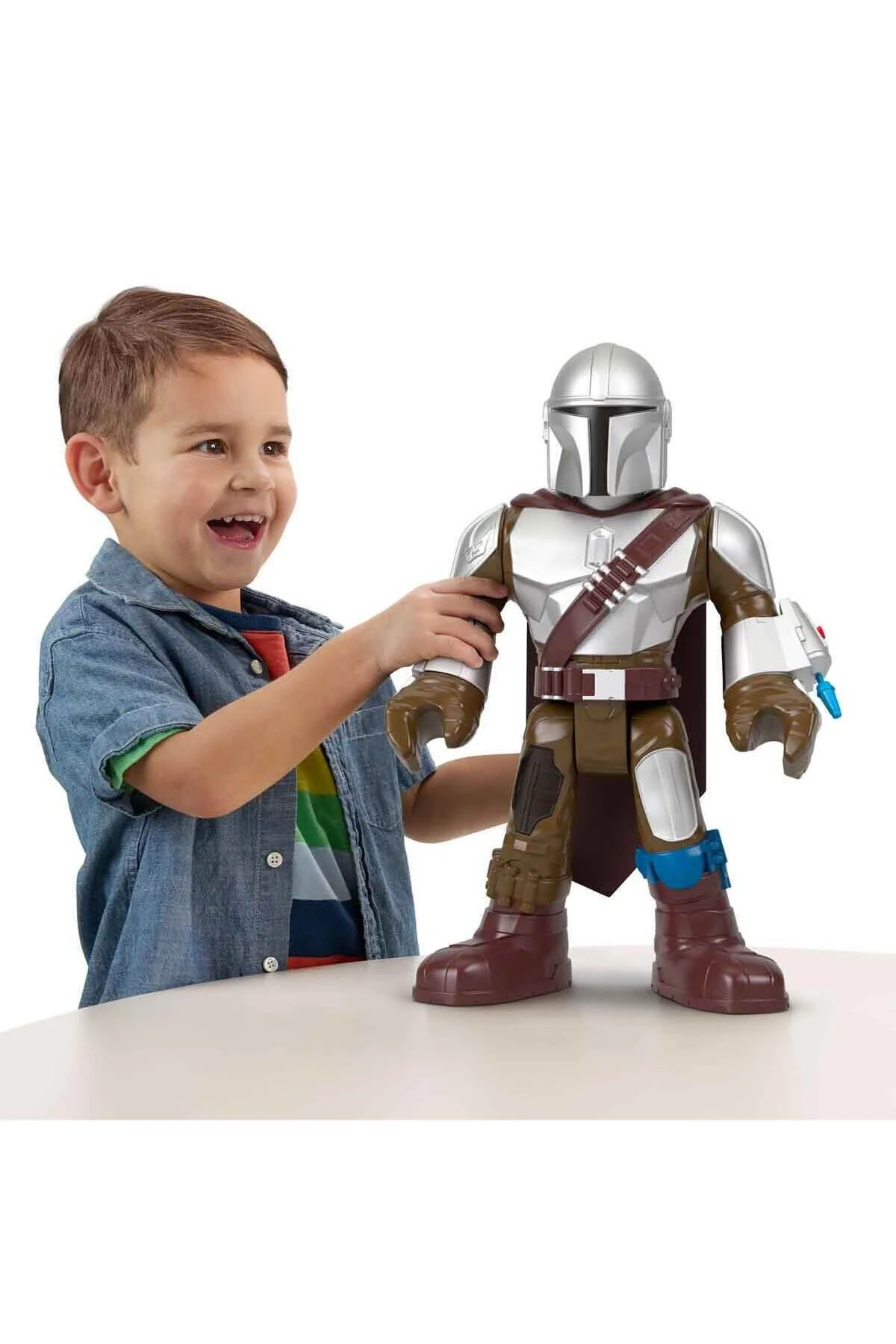 اسباب بازی های فیگور شخصیت FISHER PRICE IMAGINEXT XXL شکل ماندالوریایی HXT20 ایمجینکس Imaginext