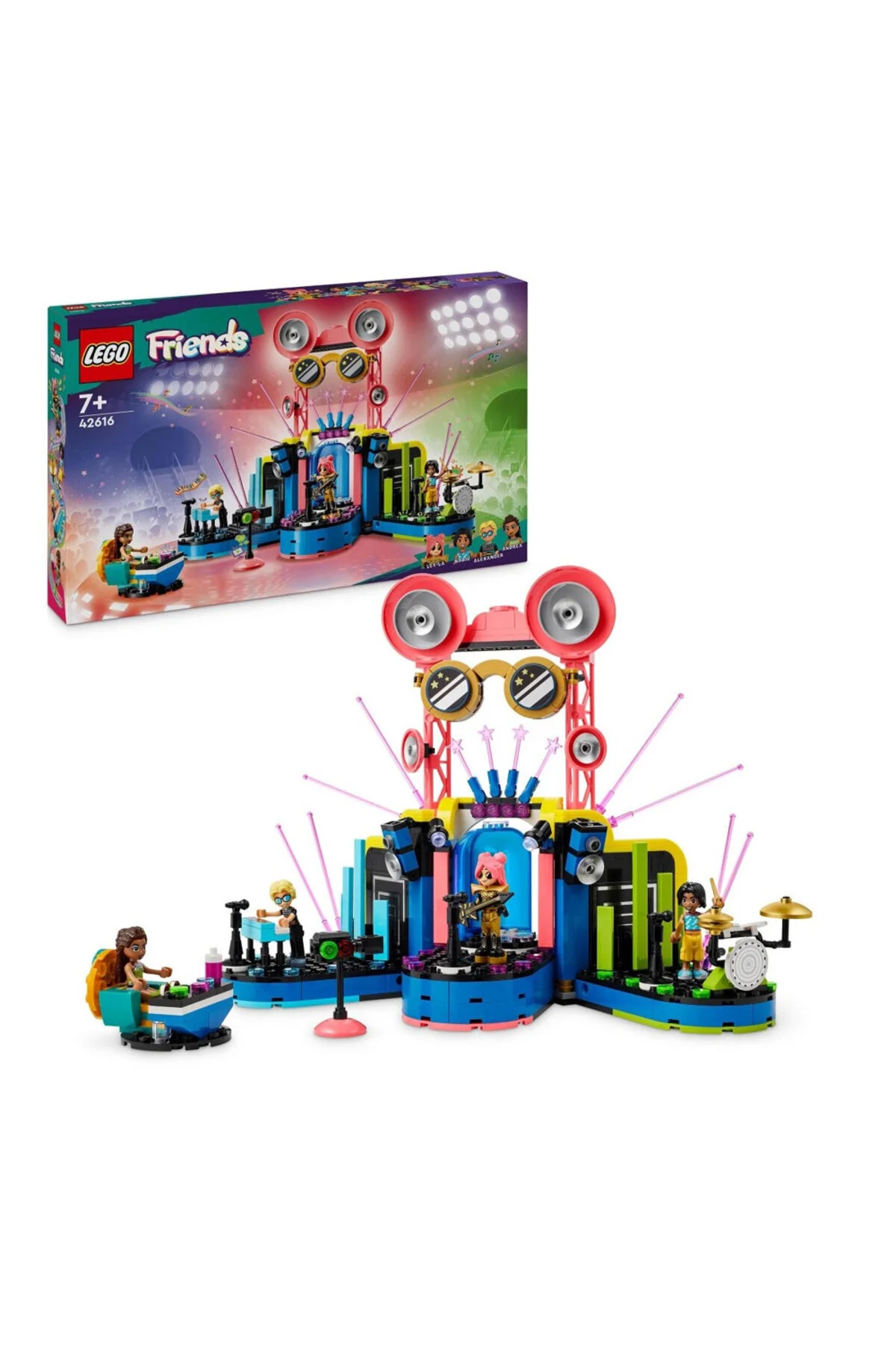 لگو و اسباب بازی های ساخت محور دوستان 42616 نمایش استعداد موسیقی CITY LEGO