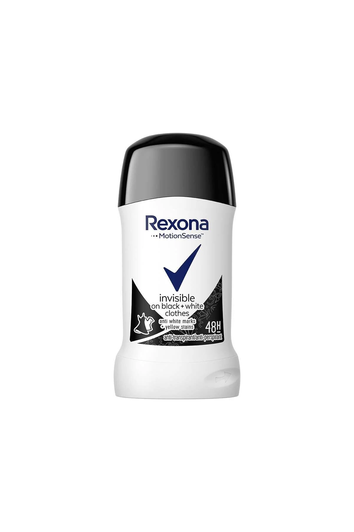 دئودورانت استیک زنانه رکسونا موتیونسنس اینویسیبل ضد لک سفید و زرد 40 میلی‌لیتر  Rexona
