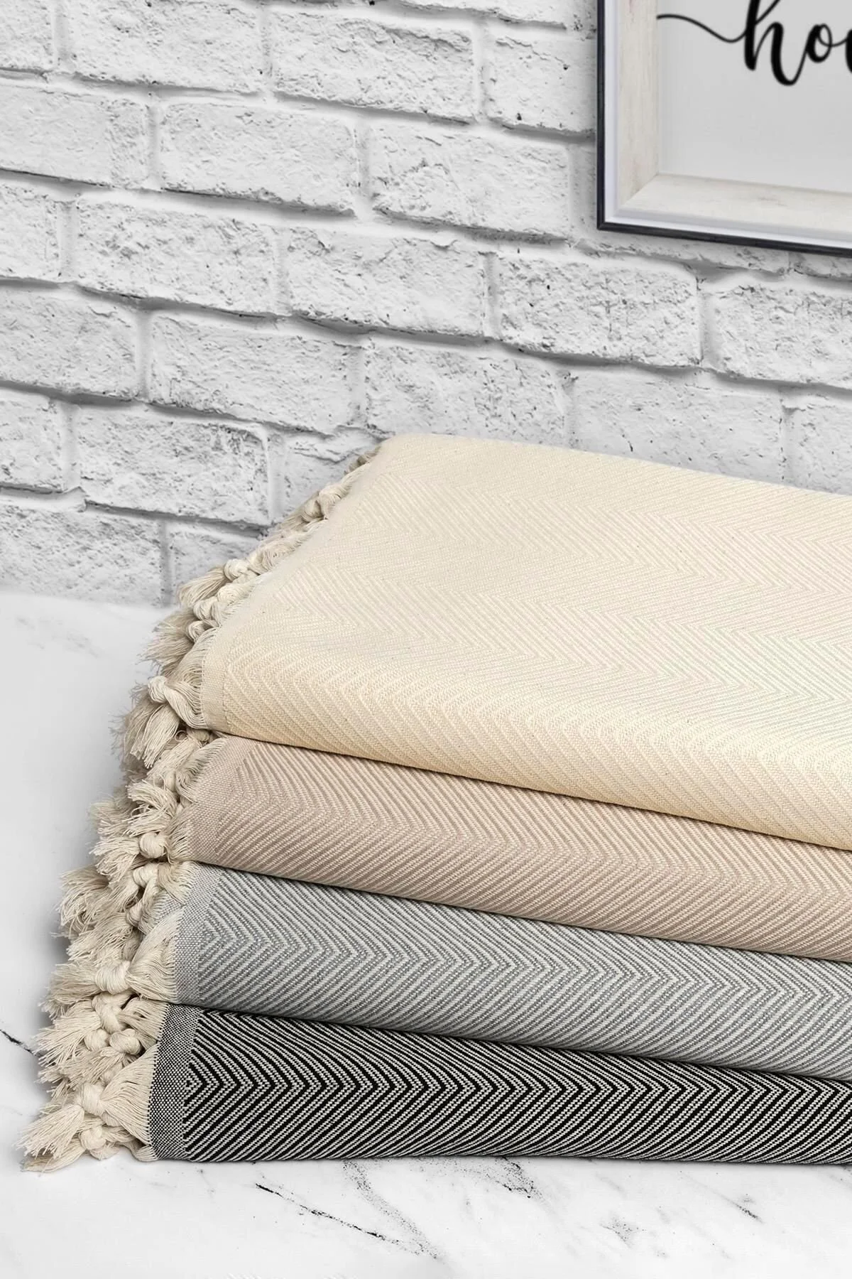 روکش مبل نود پوشش صندلی مرسوم رنگ بژ 2 Set 170X300Cm  DENİZLİ CONCEPT