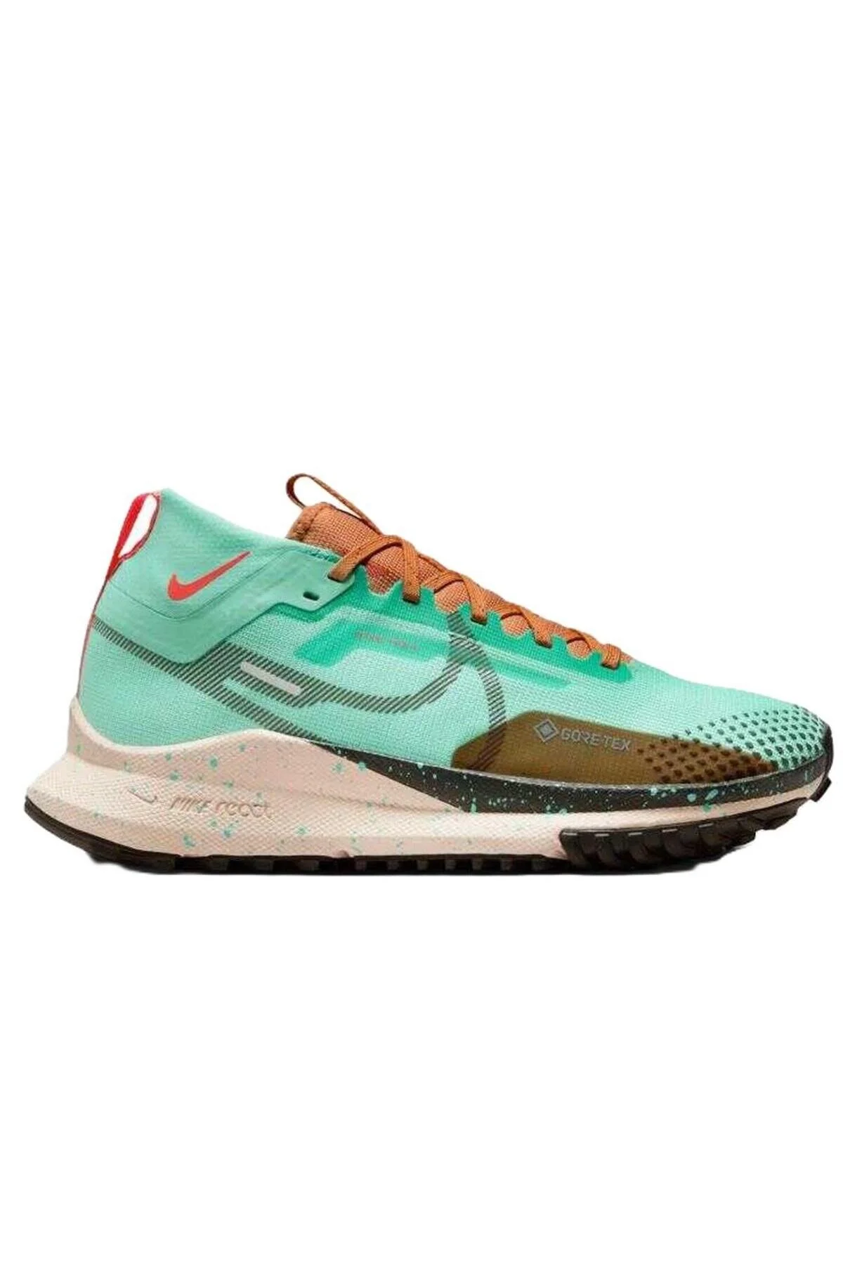 کفش زنانه React Pegasus Trail 4 بازتابنده ضد آب Goretex در حال راه رفتن رانینگ سبز نایک Nike