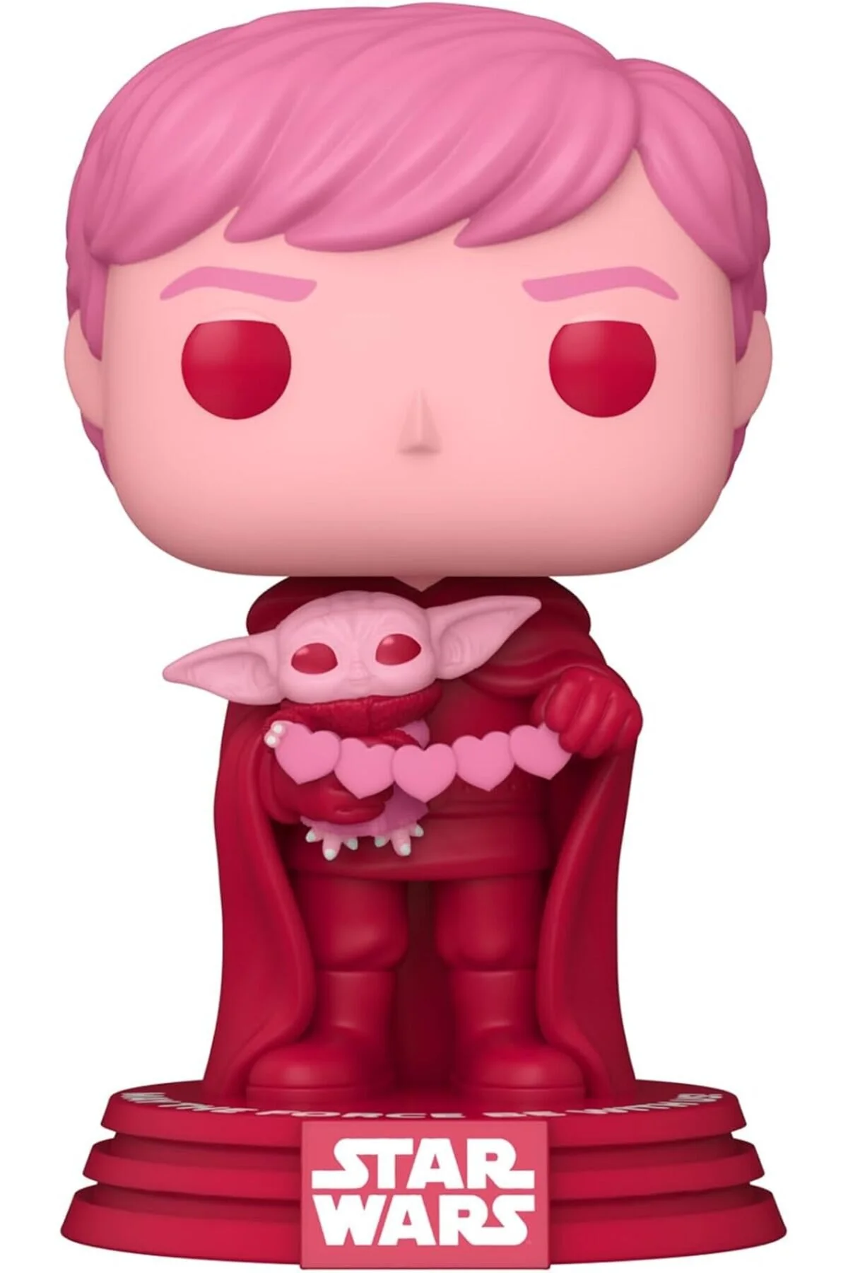 اسباب بازی های فیگور شخصیت 60125 POP STAR WARS: VALENTINE S2 LUKE و GROGU TOY Funko
