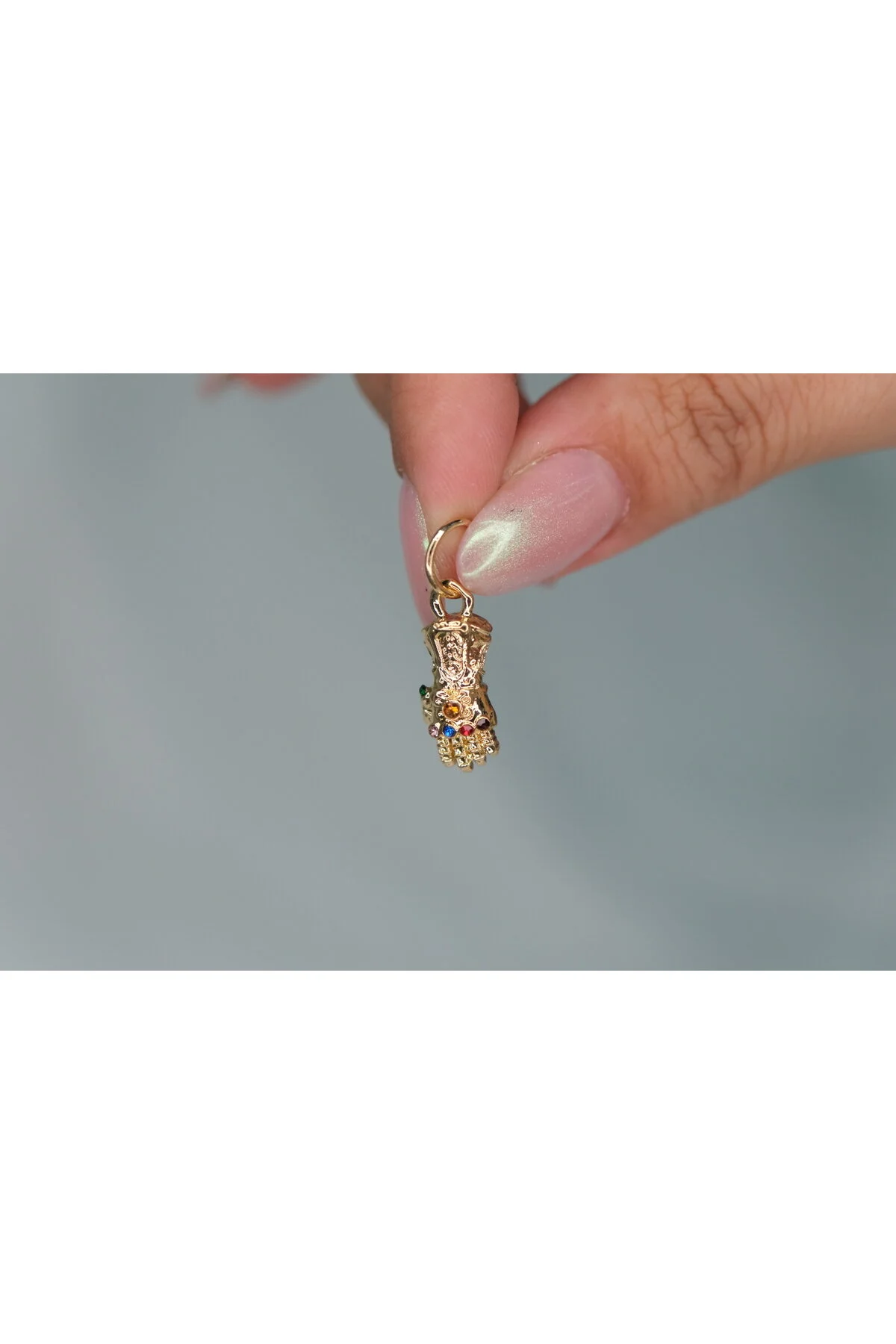 چارم MARVEL THE AVENGERS THANOS INFINITY GLOVE STEEL CHARM CYB STUDİO