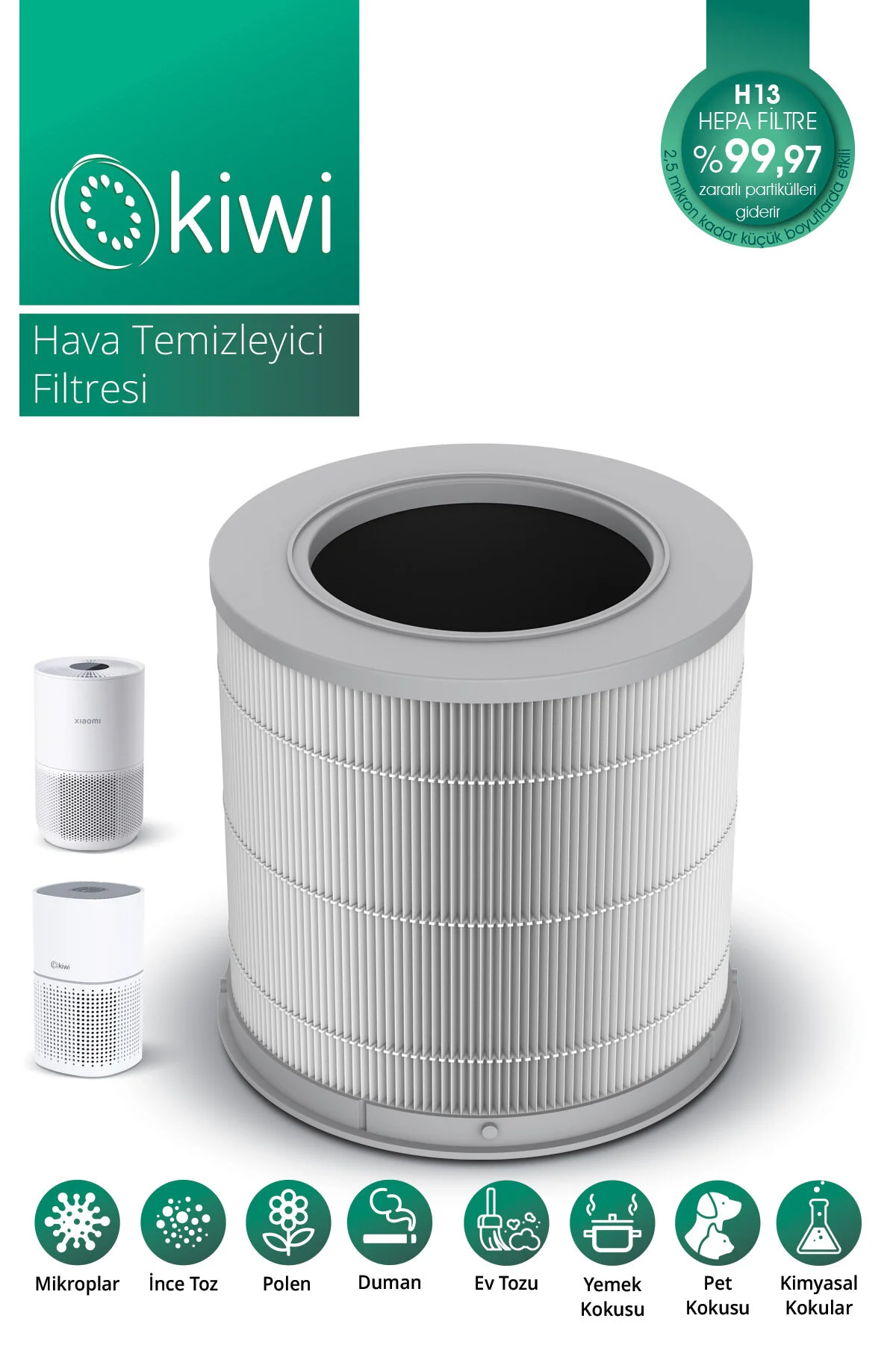 تصفیه کننده هوا فیلتر سازگار با دستگاه هوای هوشمند KAP 6730F و شیائومی کیوی Kiwi