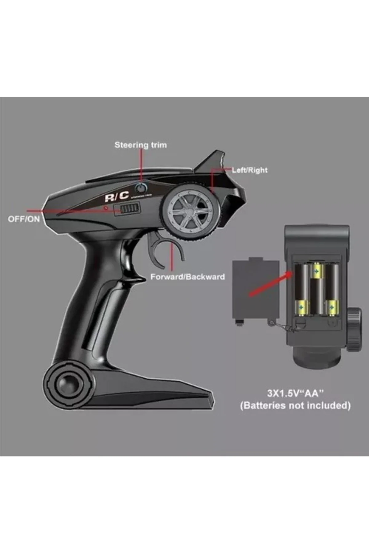 ELECTRIC RC 1:16 SCALE SERVO MOTOR SUSPENSION LAND وسیله نقلیه اسپرت 45 کیلومتر سرعت TRUST STORE
