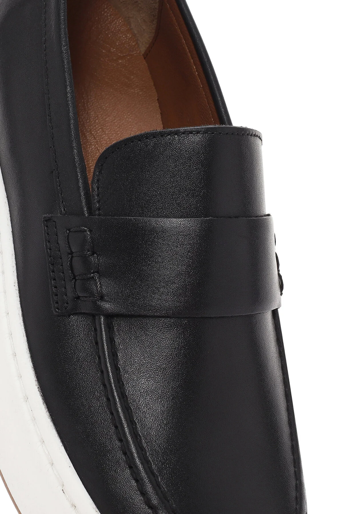کفش مردانه Loafer چرمی سیاه دریمود Derimod
