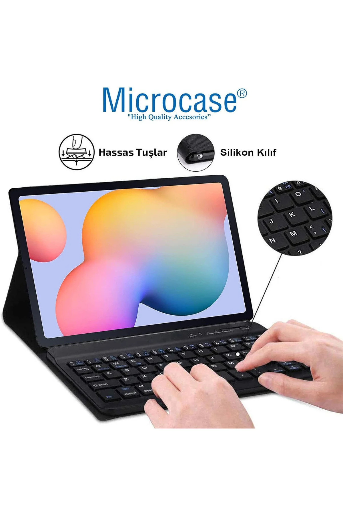 کاور تبلت صفحه کلید و ماوس بلوتوث + کیس برای HUAWEI MATEPAD 12X 12 اینچی Microcase