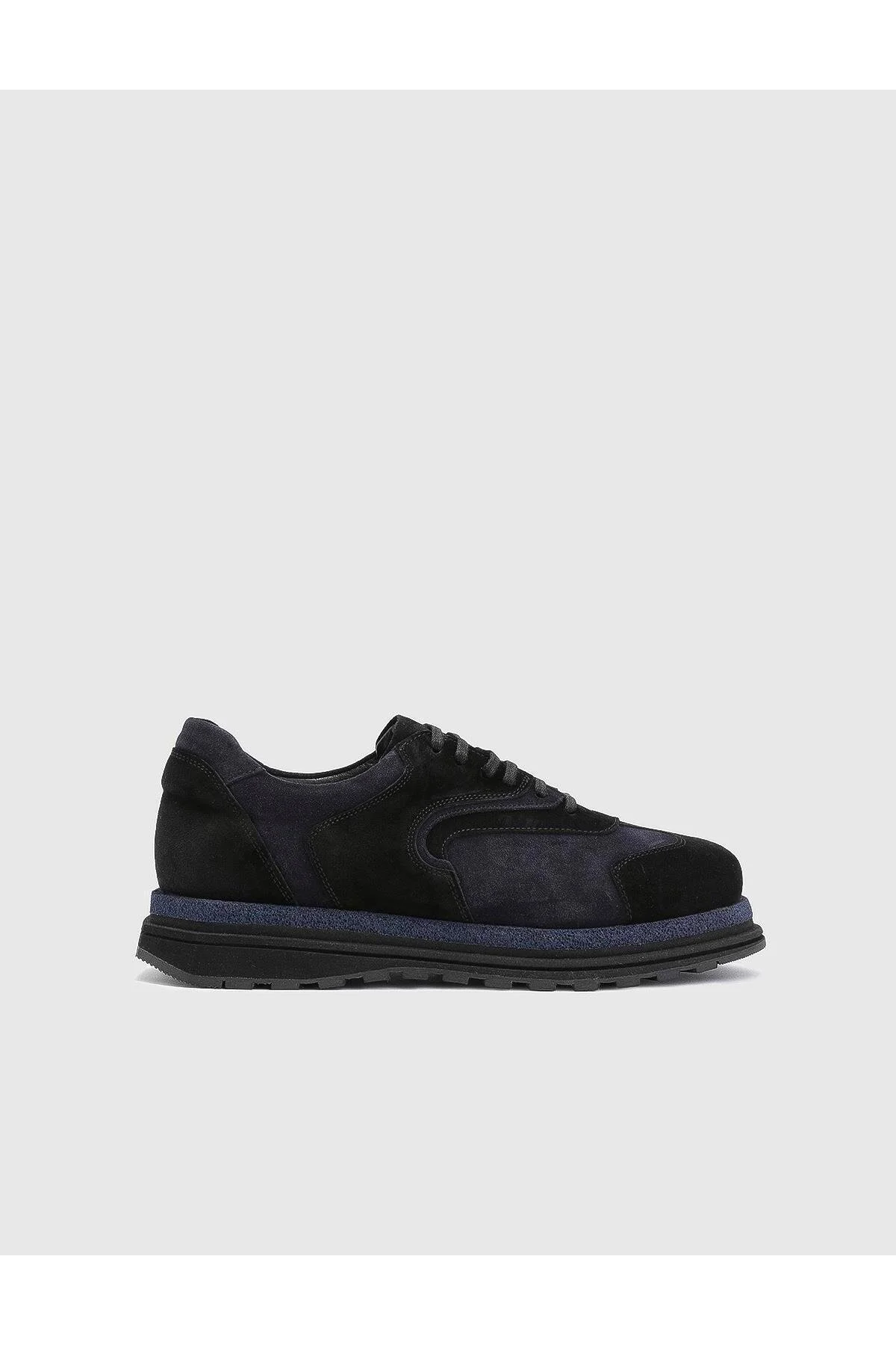 کفش مردانه LANCELOT GENUINE SÜET LEATHER MEN'S NAVY BLUE آبی ایلوی İlvi