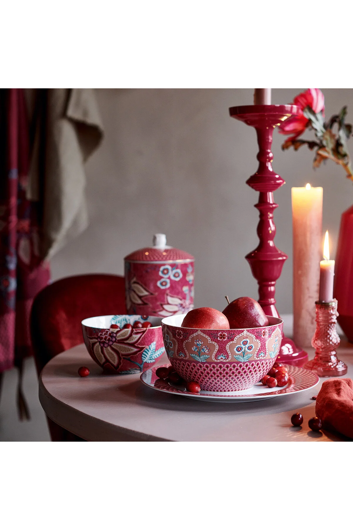 بشقاب صفحه ناهار خوری چینی جشنواره گل 26.5 سانتی متر Pip Studio