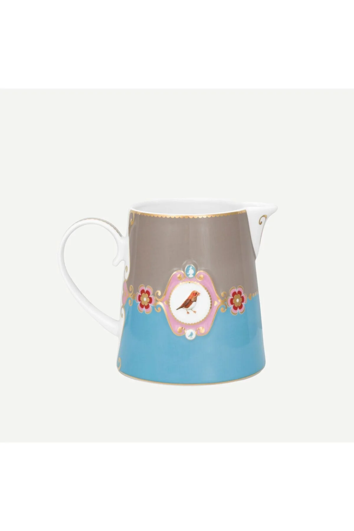 پارچ و تنگ پرندگان عشق زاده چینی خاکی آبی 900 میلی لیتر Pip Studio