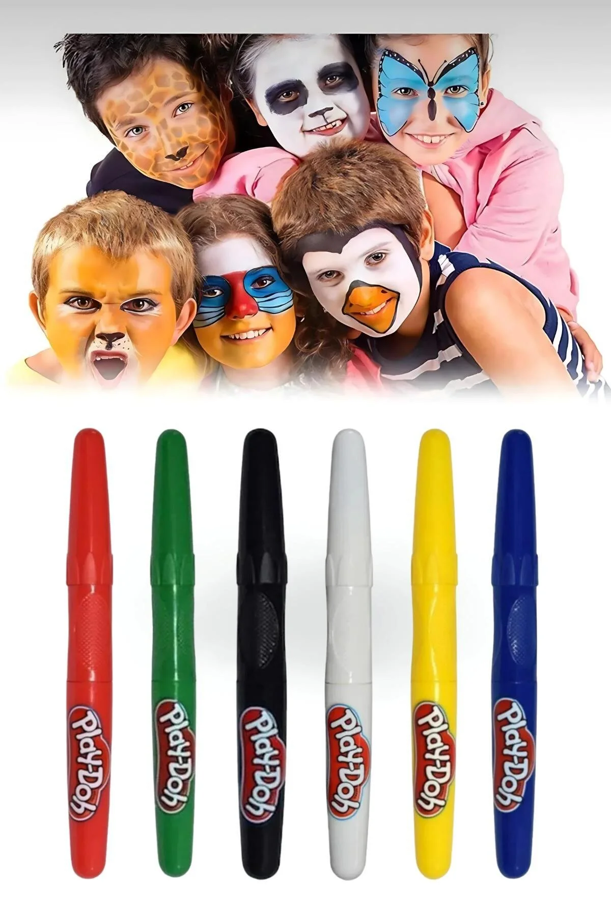 مداد رنگی رنگ صورت 6 قطعه Hasbro