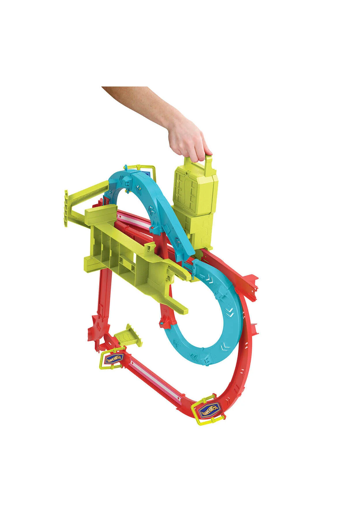 اسباب بازی های فیگور دیگر ست پیست هیجان انگیز مسابقه چندگانه TOY NEON RACES HPC07 HOT WHEELS