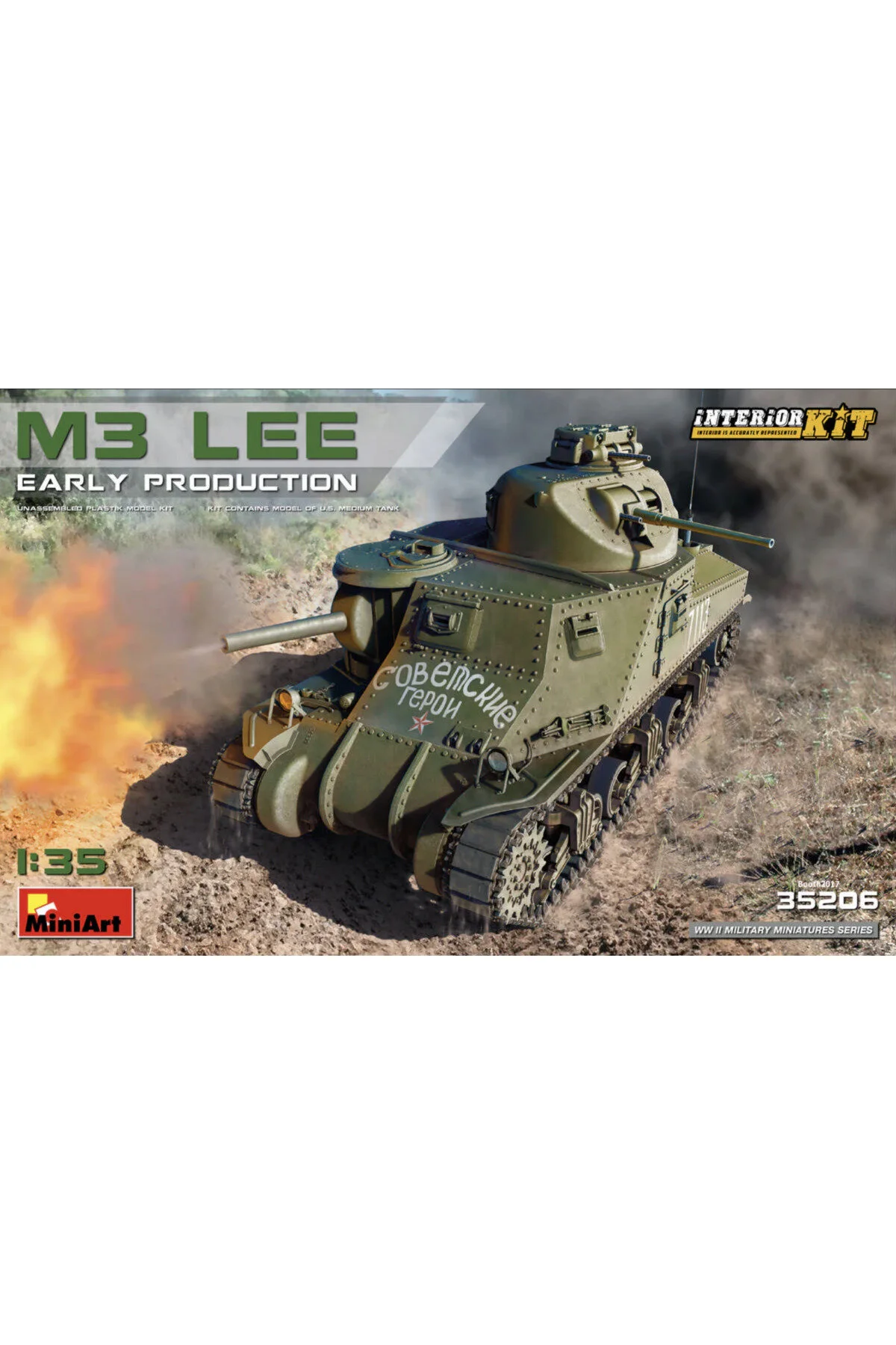 ماکت 1:35 M3 LEE کیت داخلی MiniArt