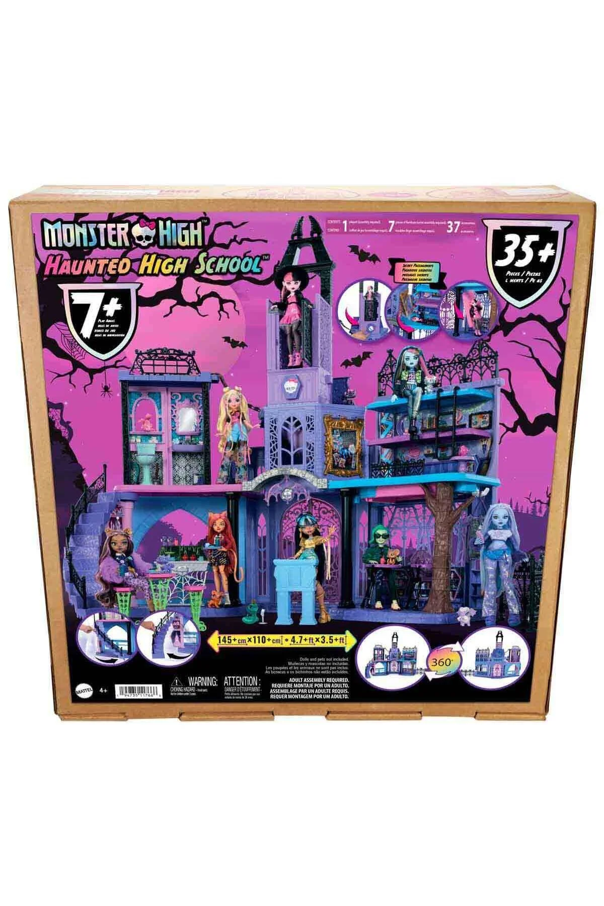 ست های بازی خانگی و آشپزخانه مجموعه دبیرستان HLP88 اورجینال MONSTER HIGH