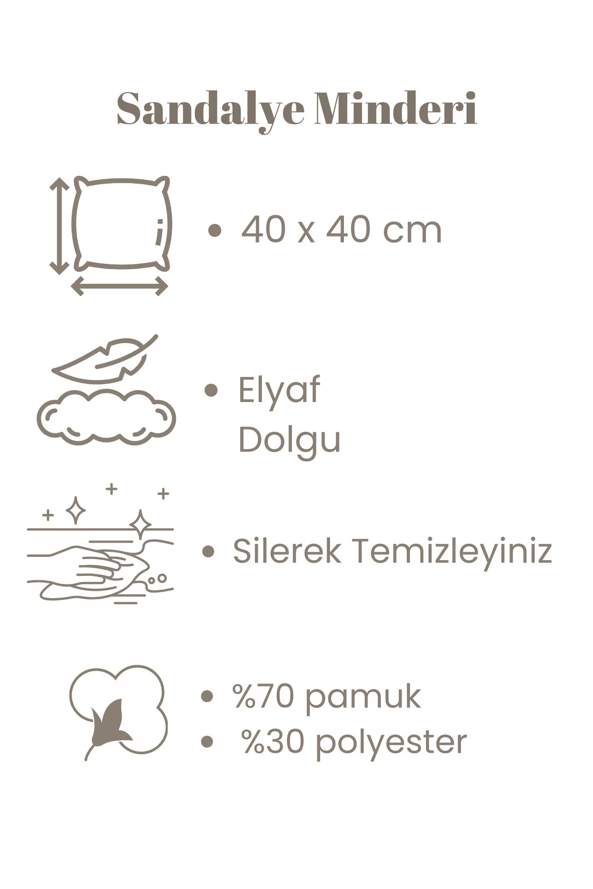 کوسن صندلی دوخت ویژه رنگ بنفش FKER مدفوع 40X40 سانتی متر EVA