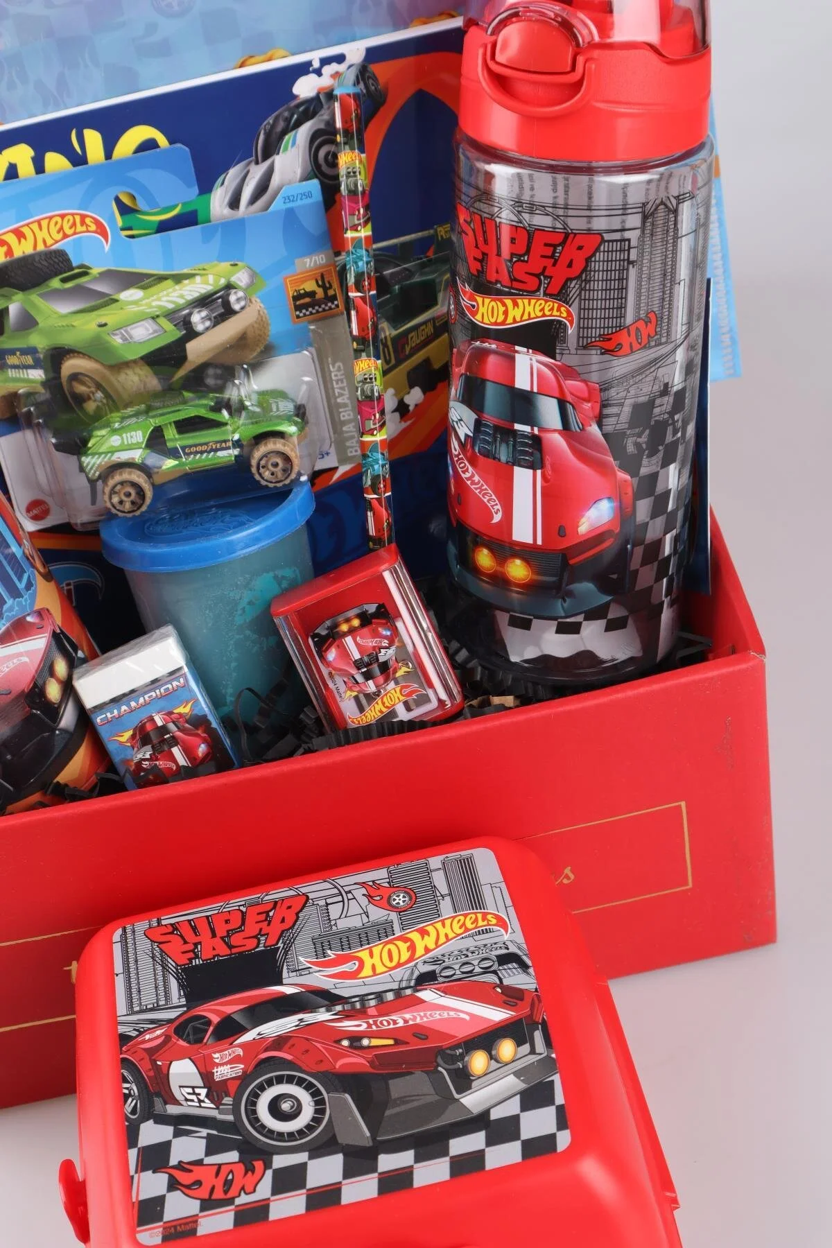 دفتر DEKOMUS ویژه جعبه جدید دارای مجوز چرخ های داغ DIECAST CAR FATARA کت تغذیه ای پرونده هات ویلز HOT WHEELS