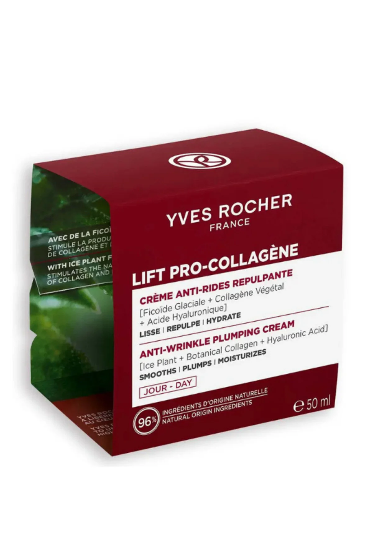کرم روزانه ضد چین و چروک با کلاژن 50 میلی لیتر ایوروشه Yves Rocher