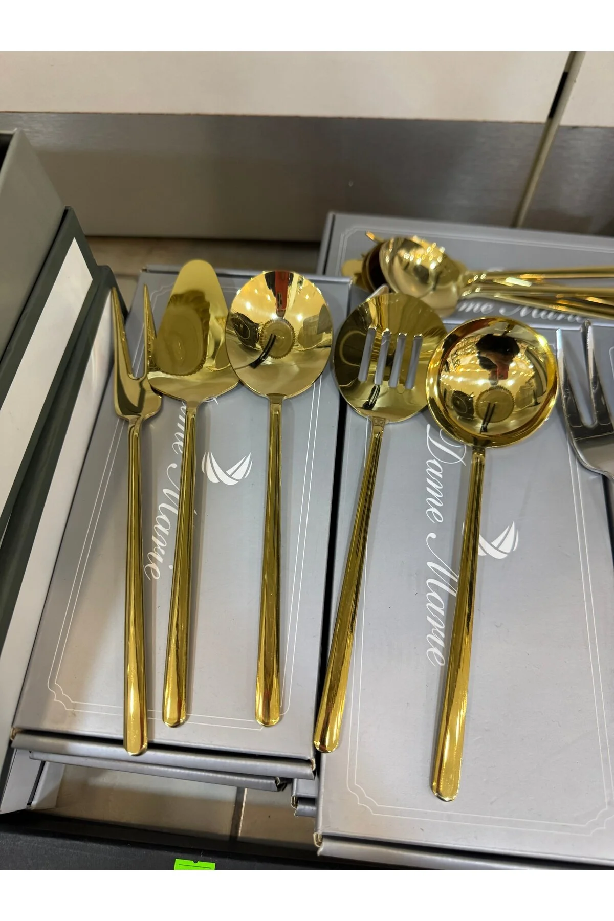 قاشق چنگال و چاقو مجموعه خدمات ESTERHOMEDECOR 5 قطعه hediye