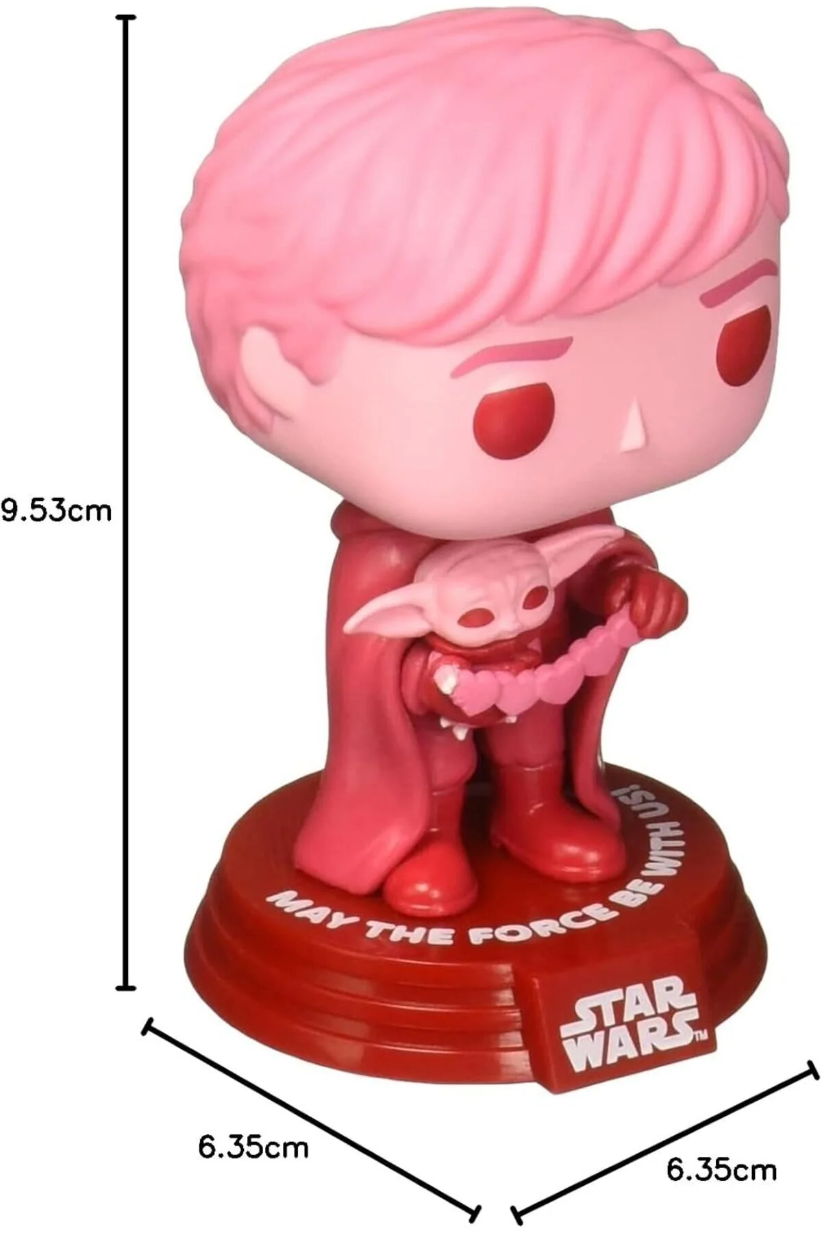 اسباب بازی های فیگور شخصیت 60125 POP STAR WARS: VALENTINE S2 LUKE و GROGU TOY Funko