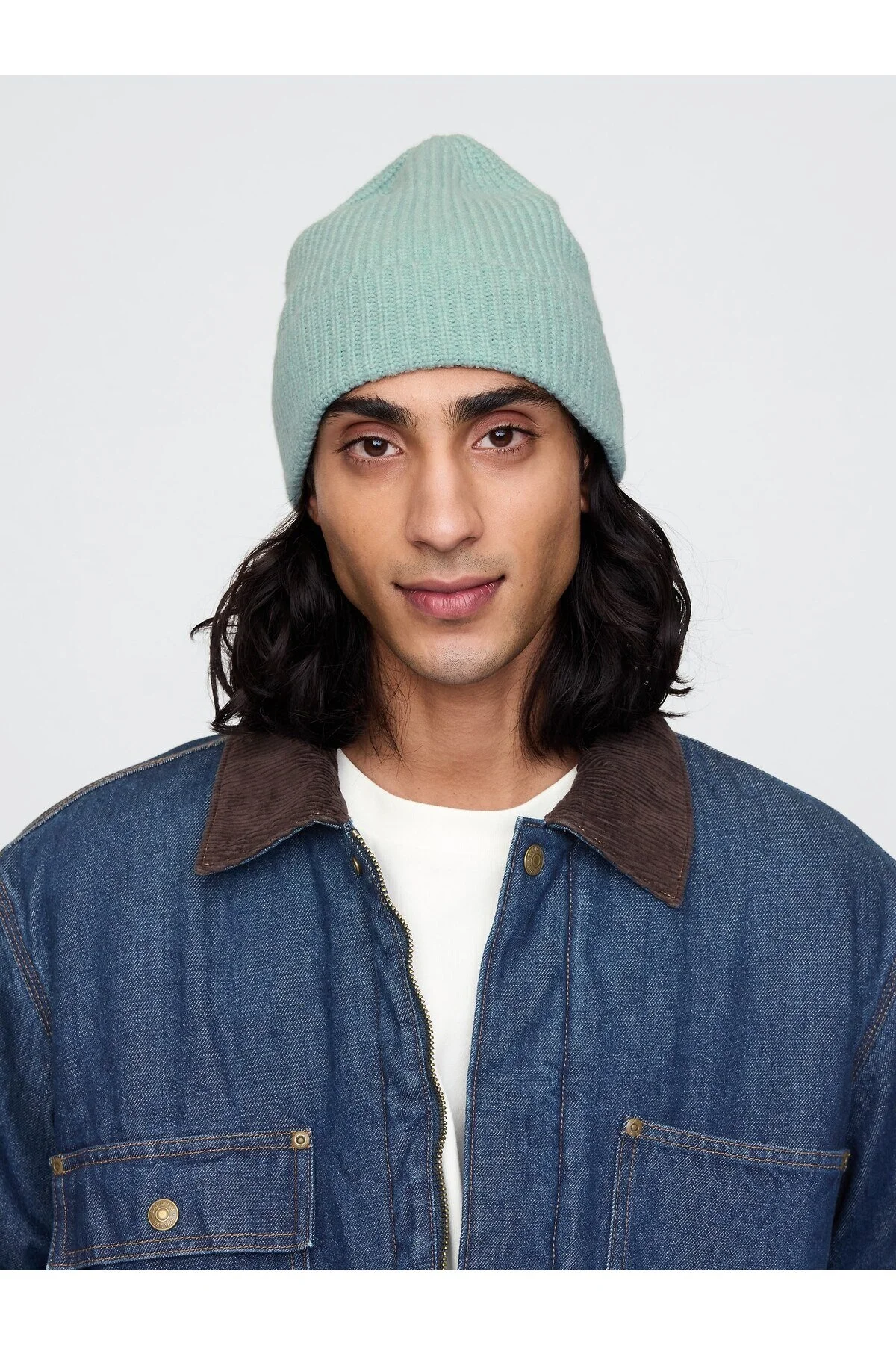 کلاه بافتنی BERET آبی مردان اورجینال GAP