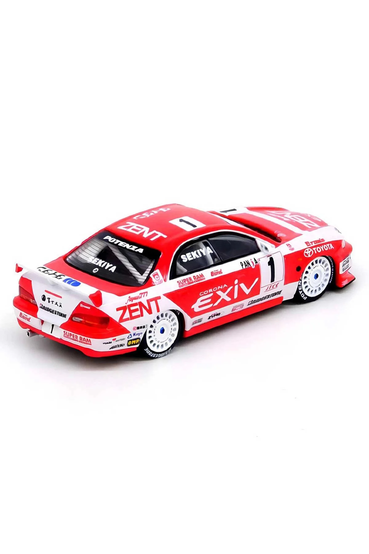 اسباب بازی های آموزشی INNO 1:64 TOYOTA CORONA EXIV JTCC 1995 مجموعه جعبه TimeStart