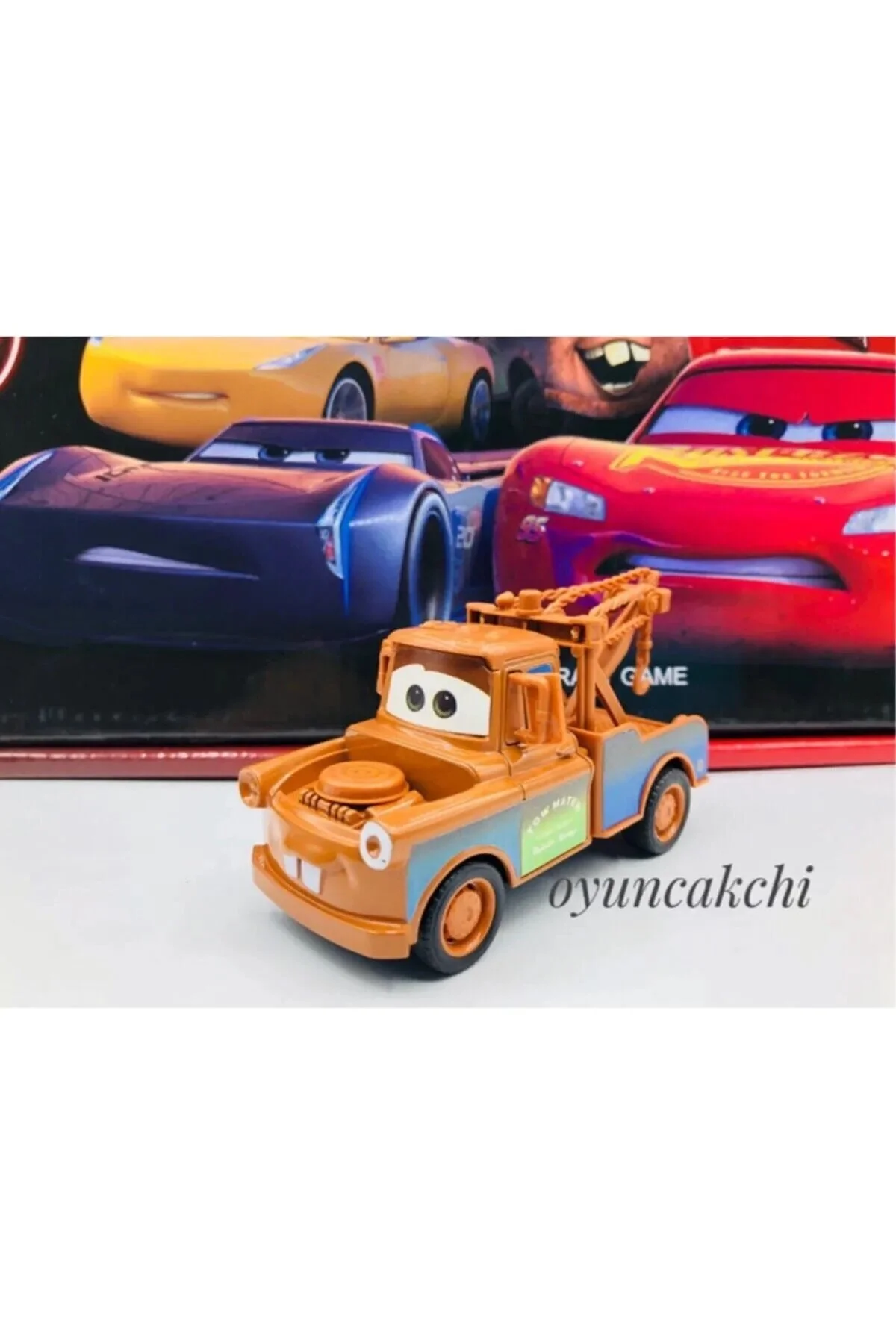ماشین اسباب بازی CARS 3 LIGHTNING MC QUEEN JACKSON RAMIREZ TOWN MATER 4 PIECE METAL PULL AND DROP TOY tmtoysandmore