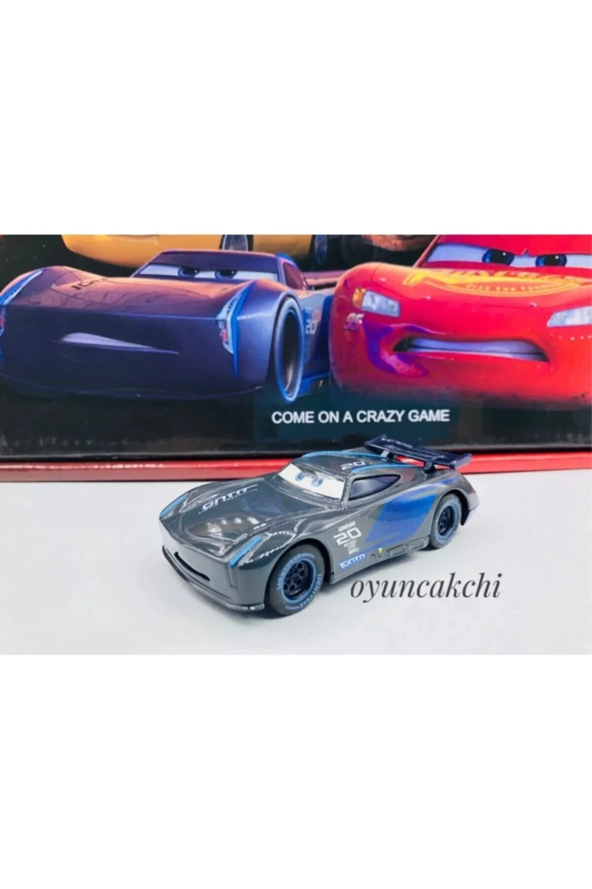 ماشین اسباب بازی CARS 3 LIGHTNING MC QUEEN JACKSON RAMIREZ TOWN MATER 4 PIECE METAL PULL AND DROP TOY tmtoysandmore