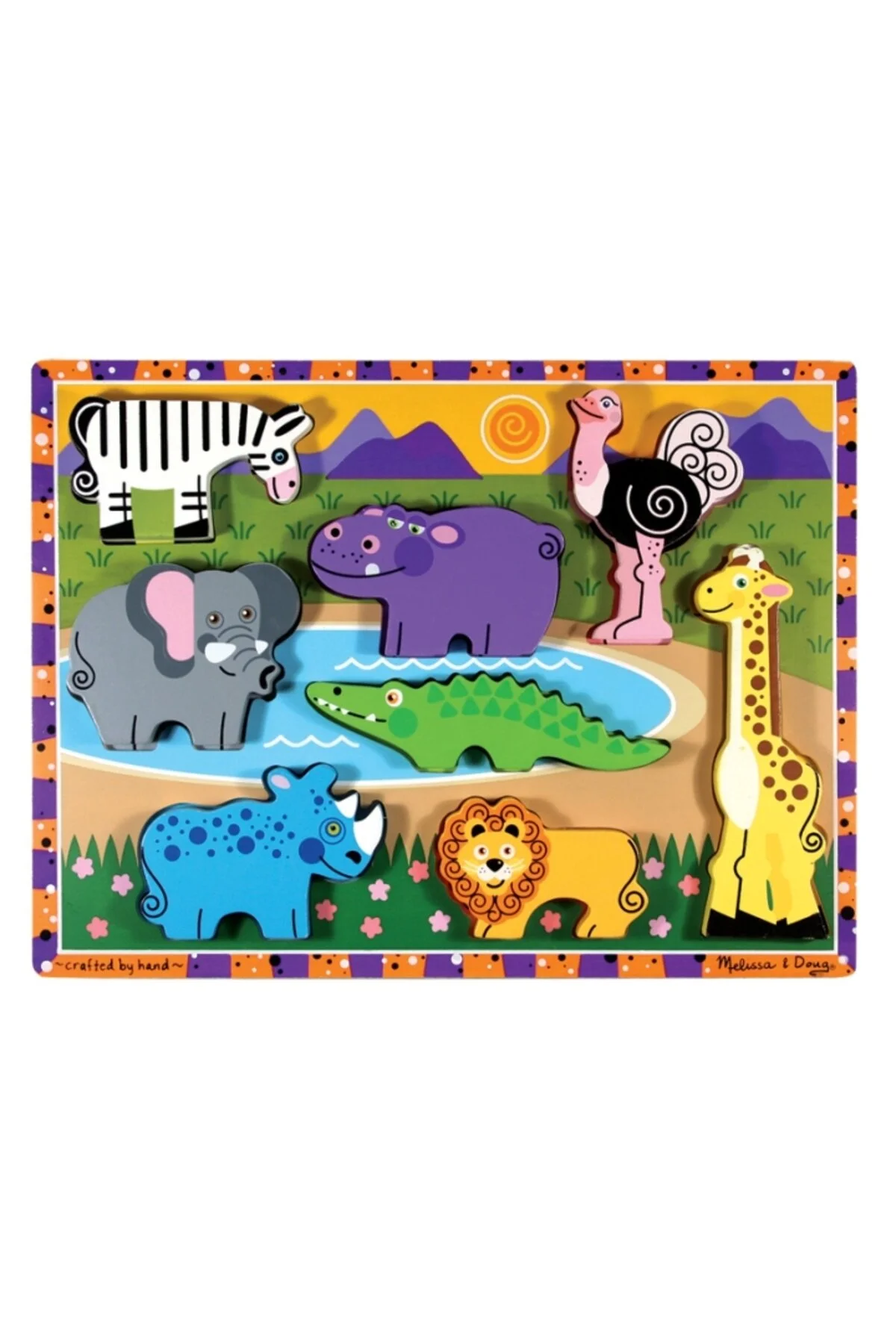 پازل ها و یاپبوزهای کودک ملیسا داگ وودن سافاری Melissa & Doug Melissa & Doug