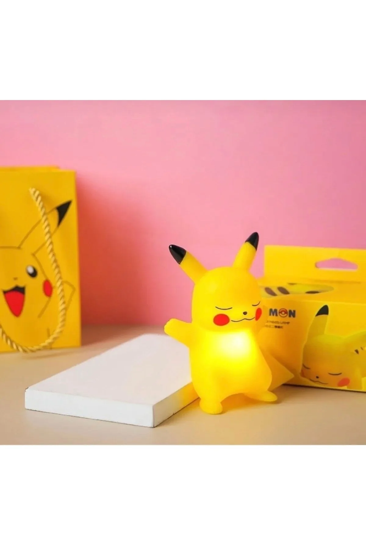 اسباب بازی های فیگور دیگر POKEMON PIKACHU روشن همراه خواب و LİMAN
