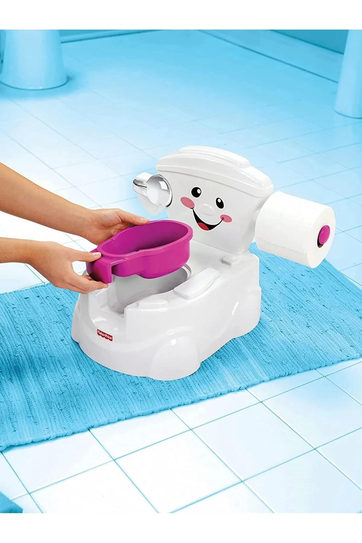 آداپتور توالت و لگن سفید تفریحی آموزشی اورجینال Fisher Price