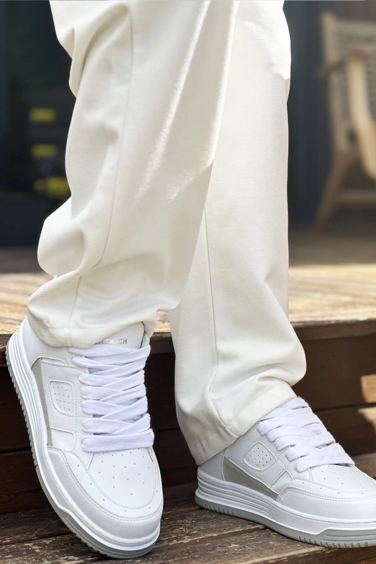 کفش مردانه ورزشی CB410 CBT AVAX WHITE چکیچ Chekich