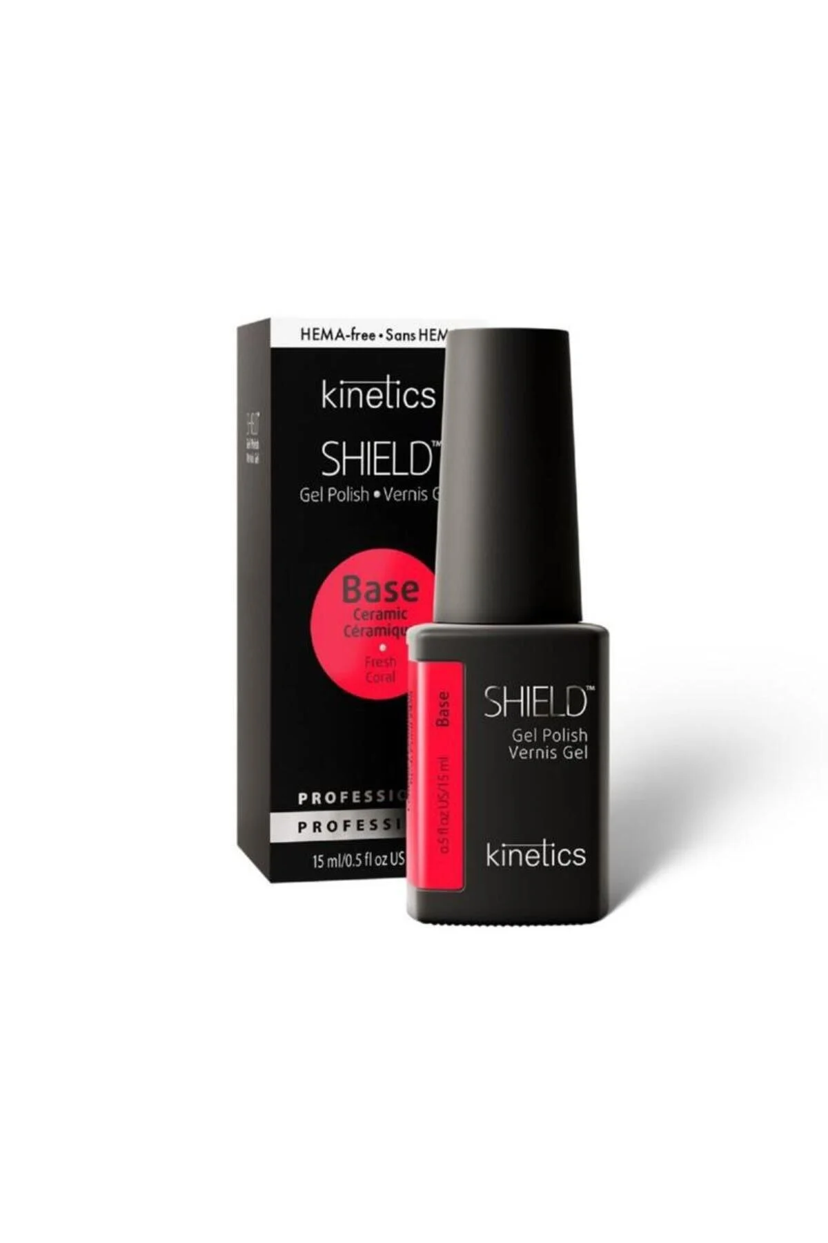 لاک ژل ماندگار سپر سرامیک پایه مرجان گرد و غبار 920 15ML kinetics
