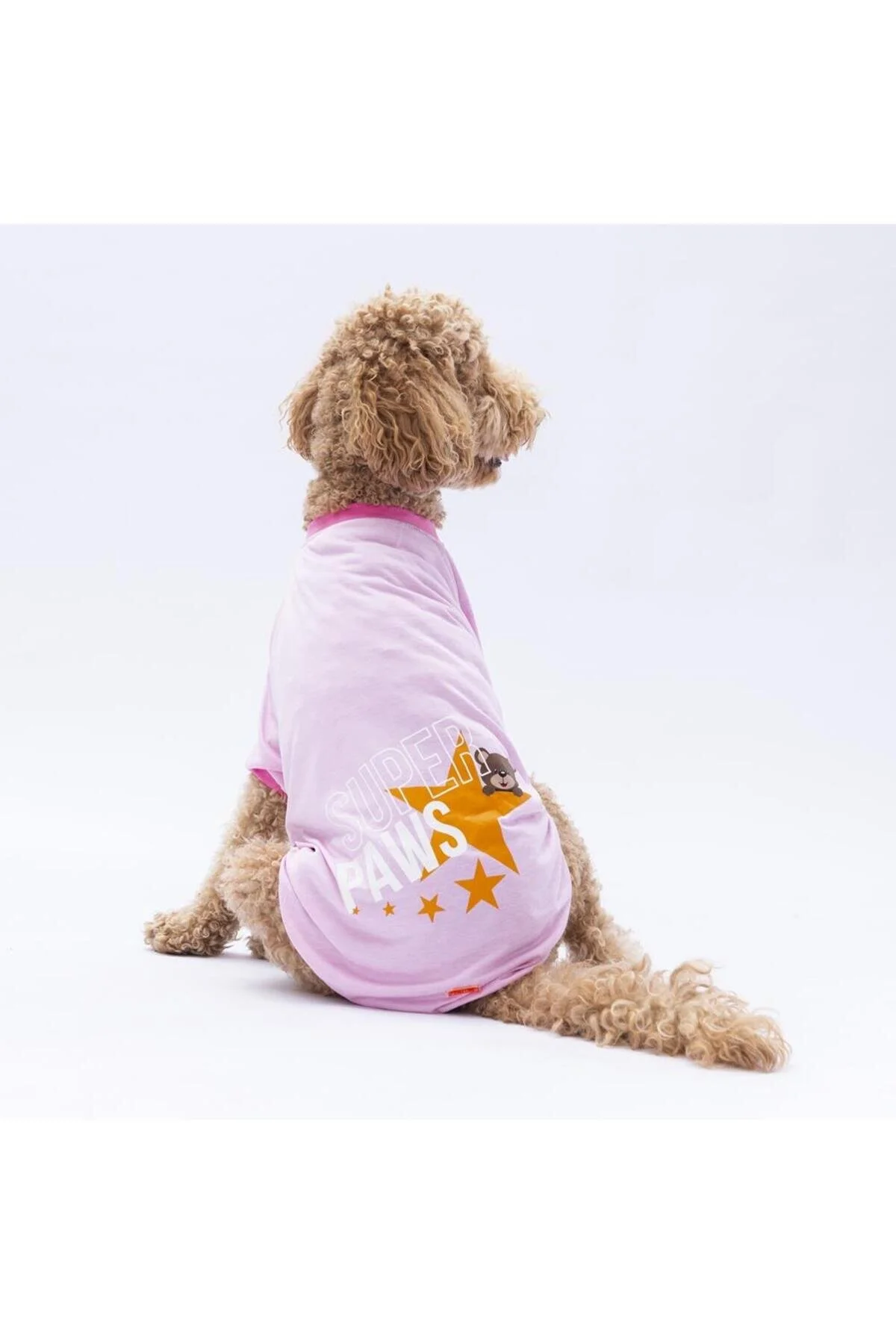 لباس سگ عرق بزرگ صورتی SUPER PAWS 15 کیلوگرم تا 45 اورجینال Pawstar