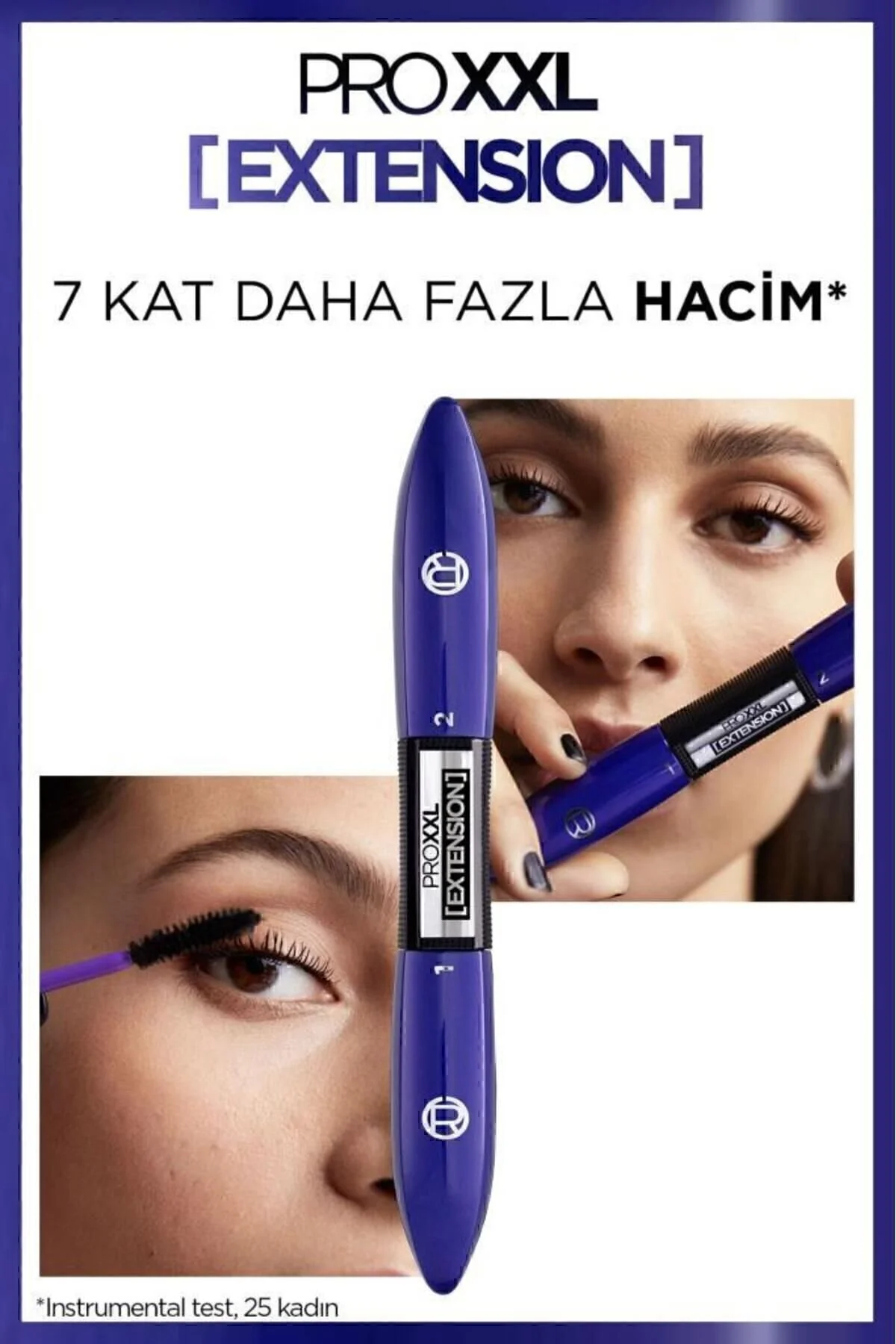 L'Oreal Paris ریمل دو طرفه Pro XXL Extension مژه هایی بلند و پرپشت ماندگاری 24 ساعته
